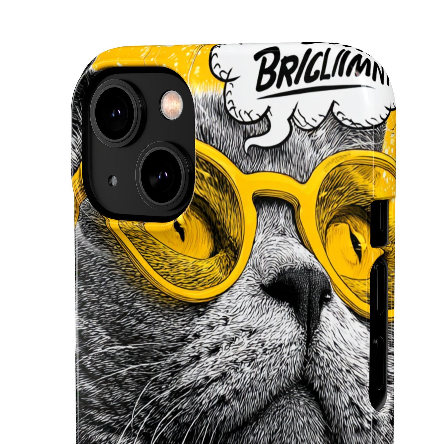 Playful Cat Snap Case - Quirky Phone Cover for Cat Lovers, Gift for Pet Enthusiasts, Funny Accessory for Any Occasion