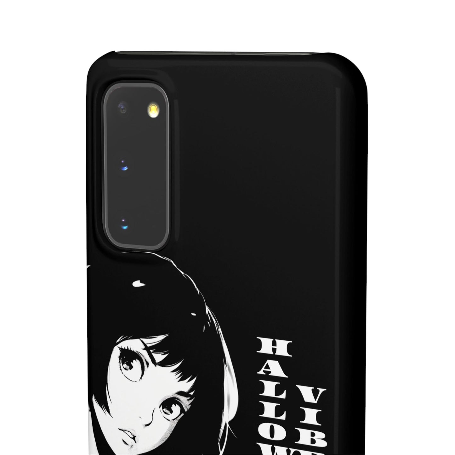 Halloween Vibes Snap Case Black and White Protective Phone Cover for iPhone and Samsung