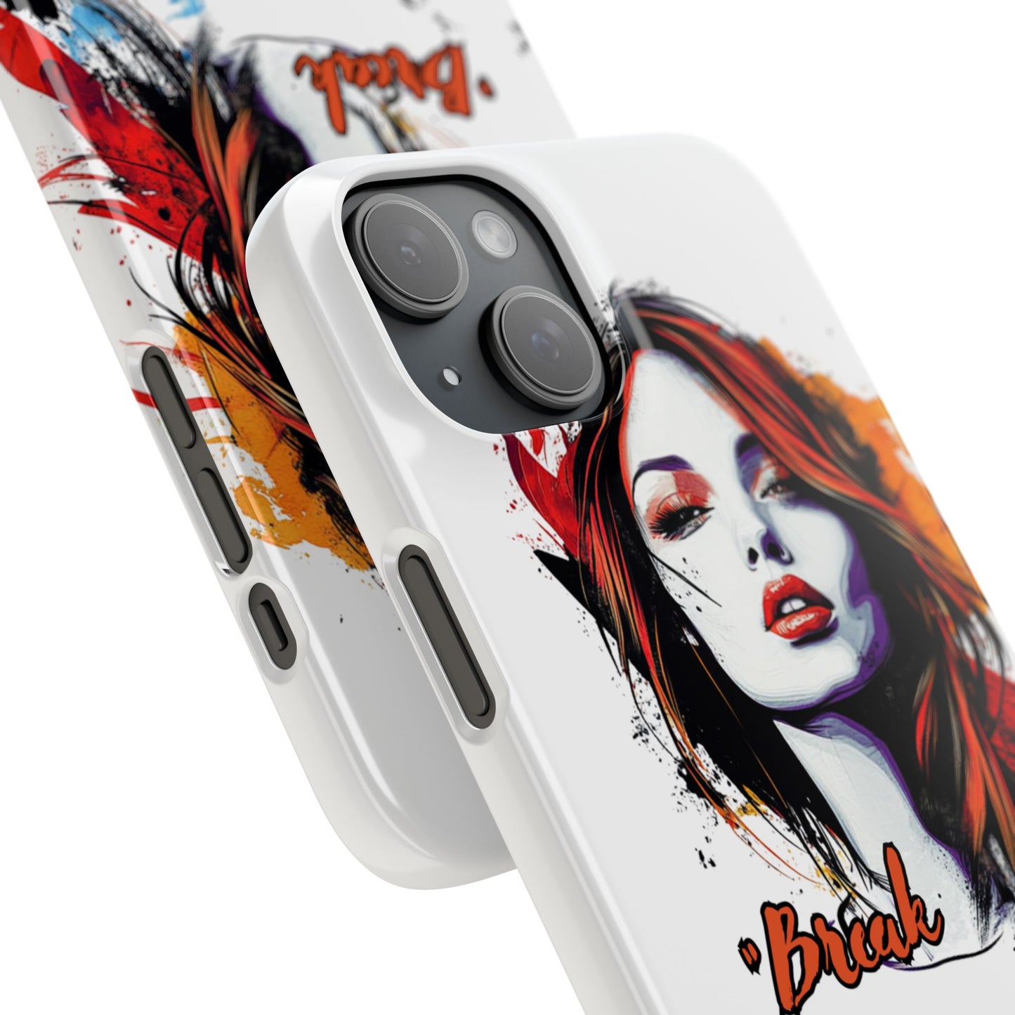 Empowering Art Snap Cases, Phone Cover, Break the Chains of Silence, Unique Gift, Inspirational Tech Accessories