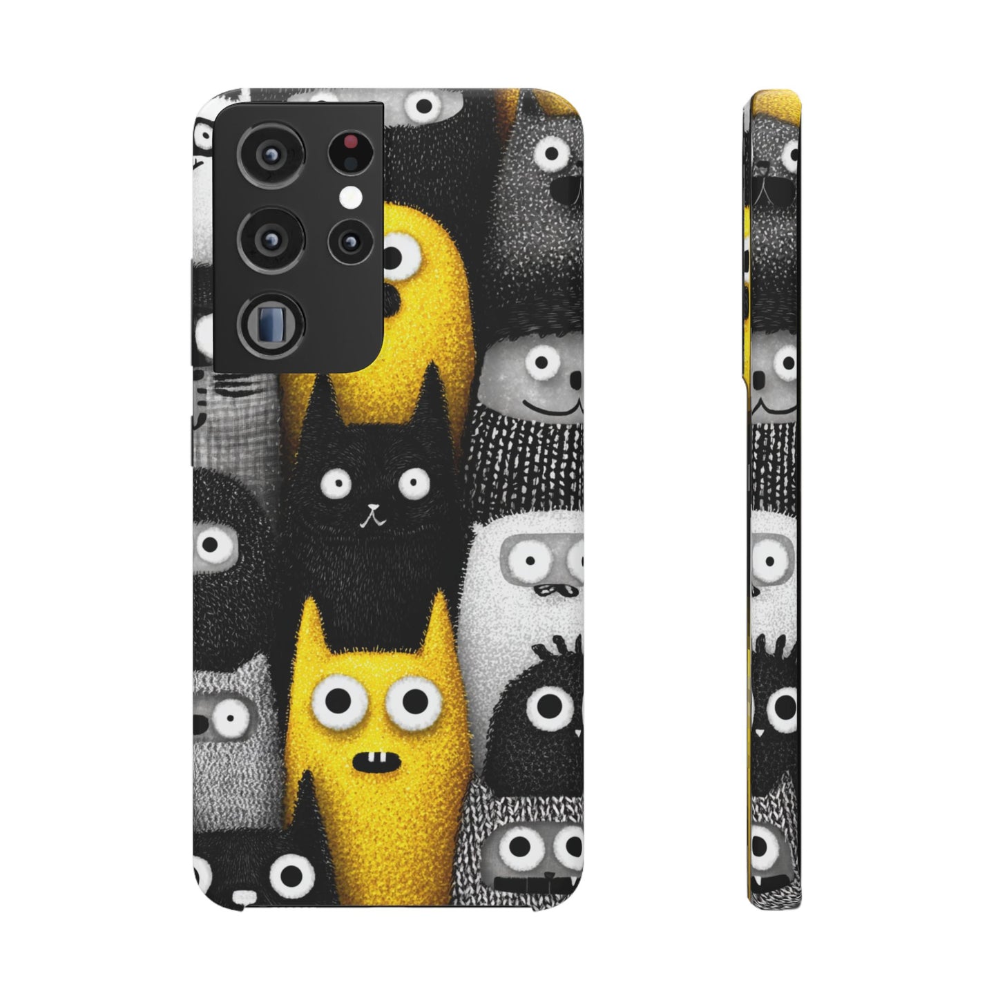 Colorful Character Snap Cases, Cute Phone Cover, Unique Gift for Kids, Fun Accessory, Perfect for Birthdays, Holidays