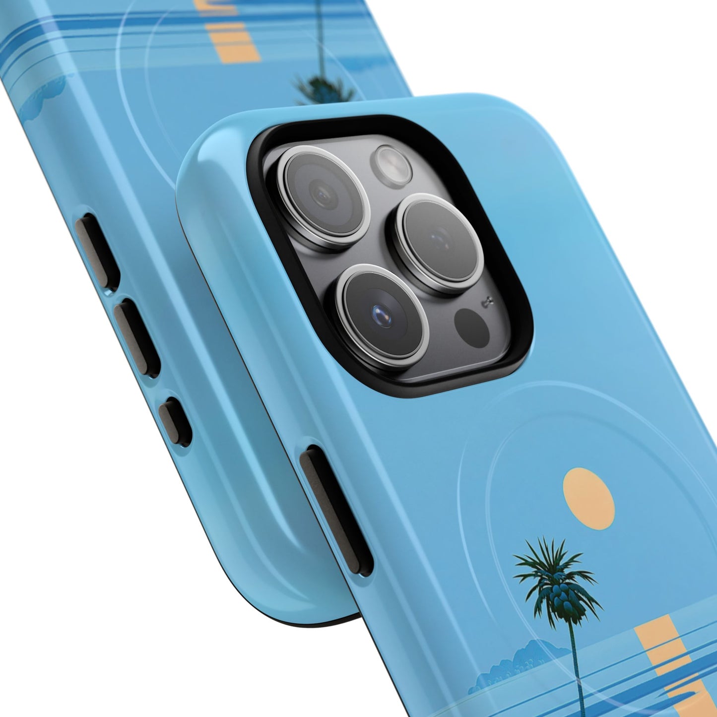 Tough Magnetic Case — Minimal Sunset Palm Phone Cover
