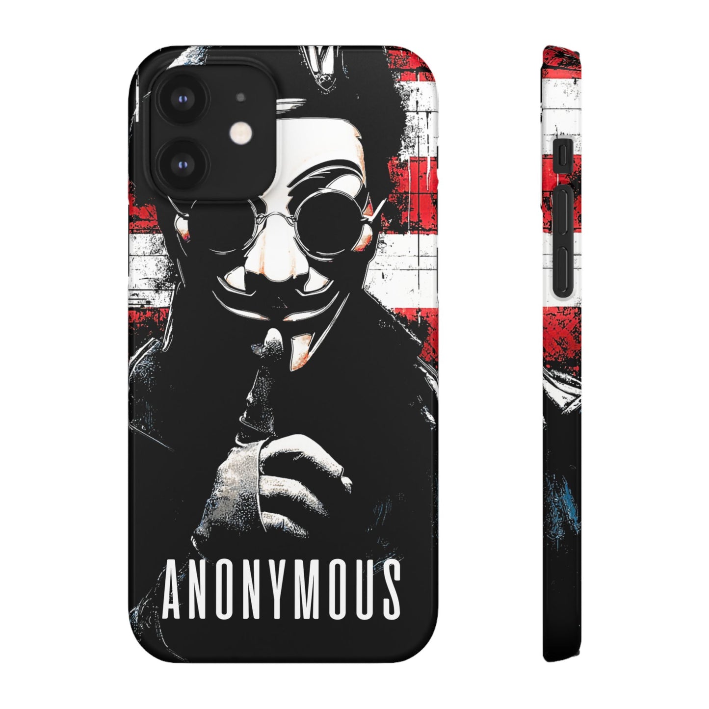 Anonimous & Guy Fawkes Art Snap Case and Protective Phone Cover For iPhone and Samsung