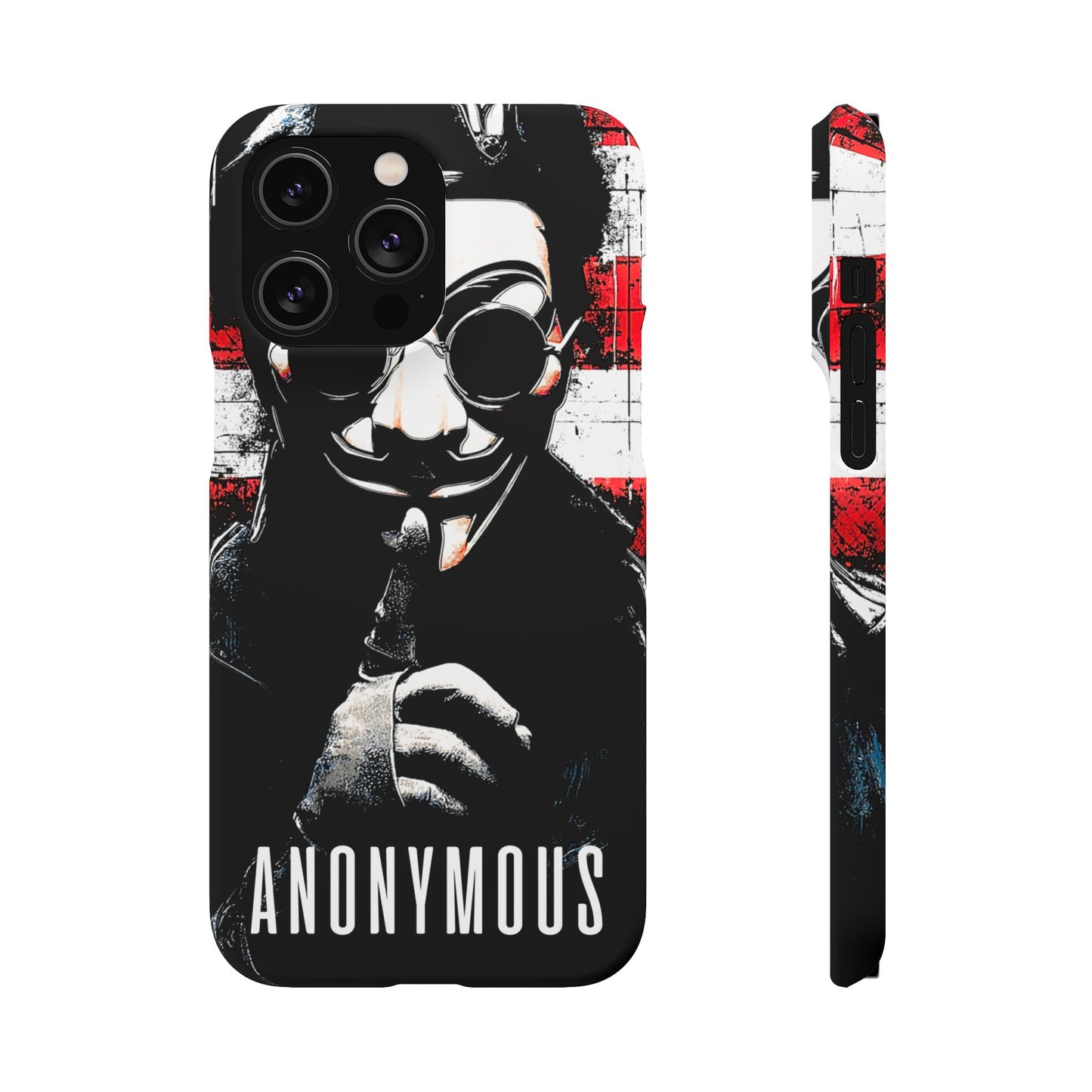Anonimous & Guy Fawkes Art Snap Case and Protective Phone Cover For iPhone and Samsung