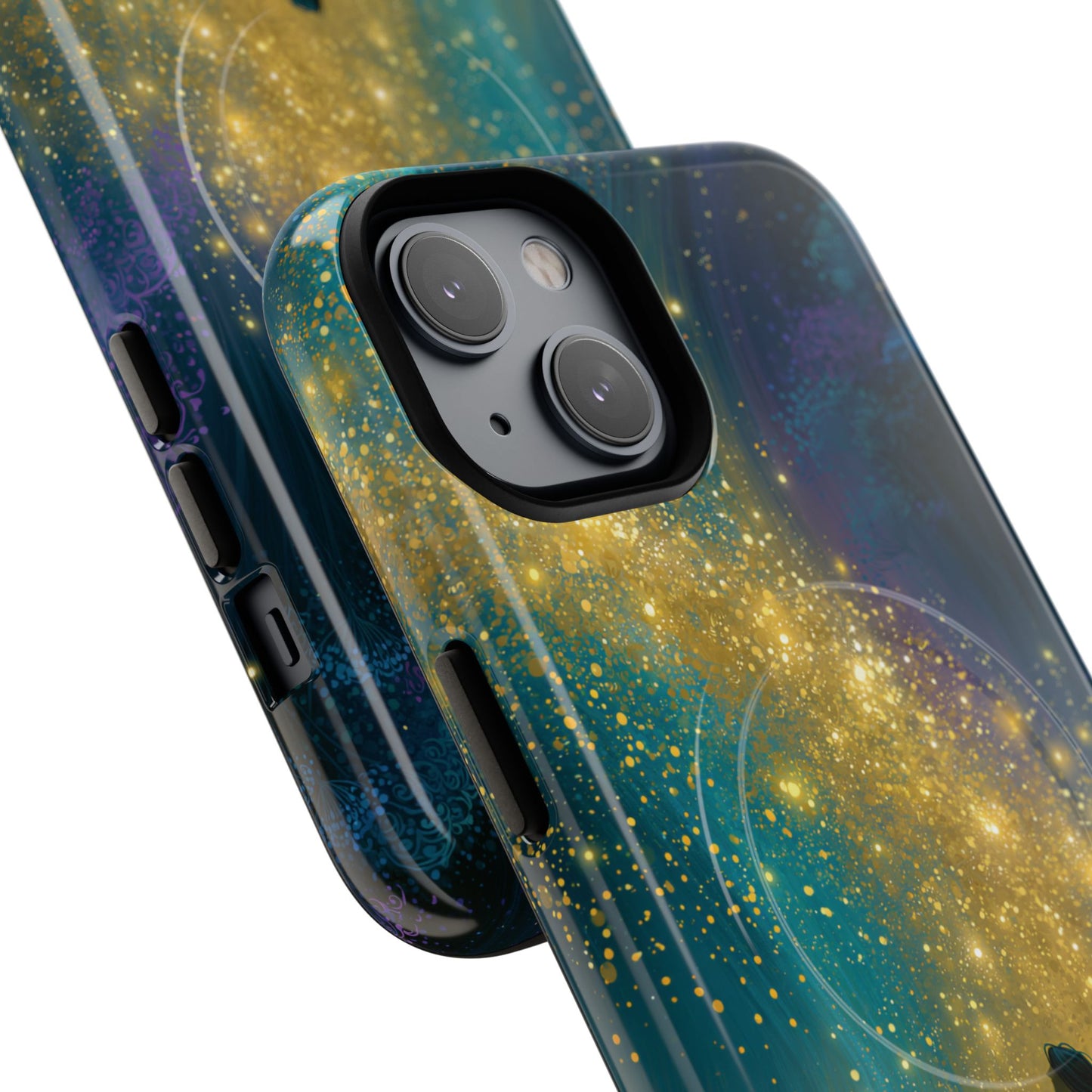 Mystical Nightfall Phone Case — Starry Silhouette Tough Magnetic Case