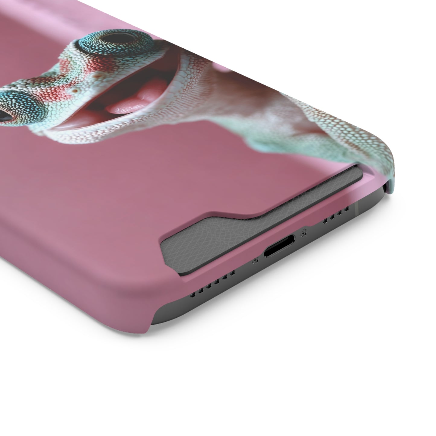 Whimsical Phone Case with Card Holder - Cute Gecko Design, Fun Gift for Kids, Stylish Accessory for Everyday Use, Perfect for [...]