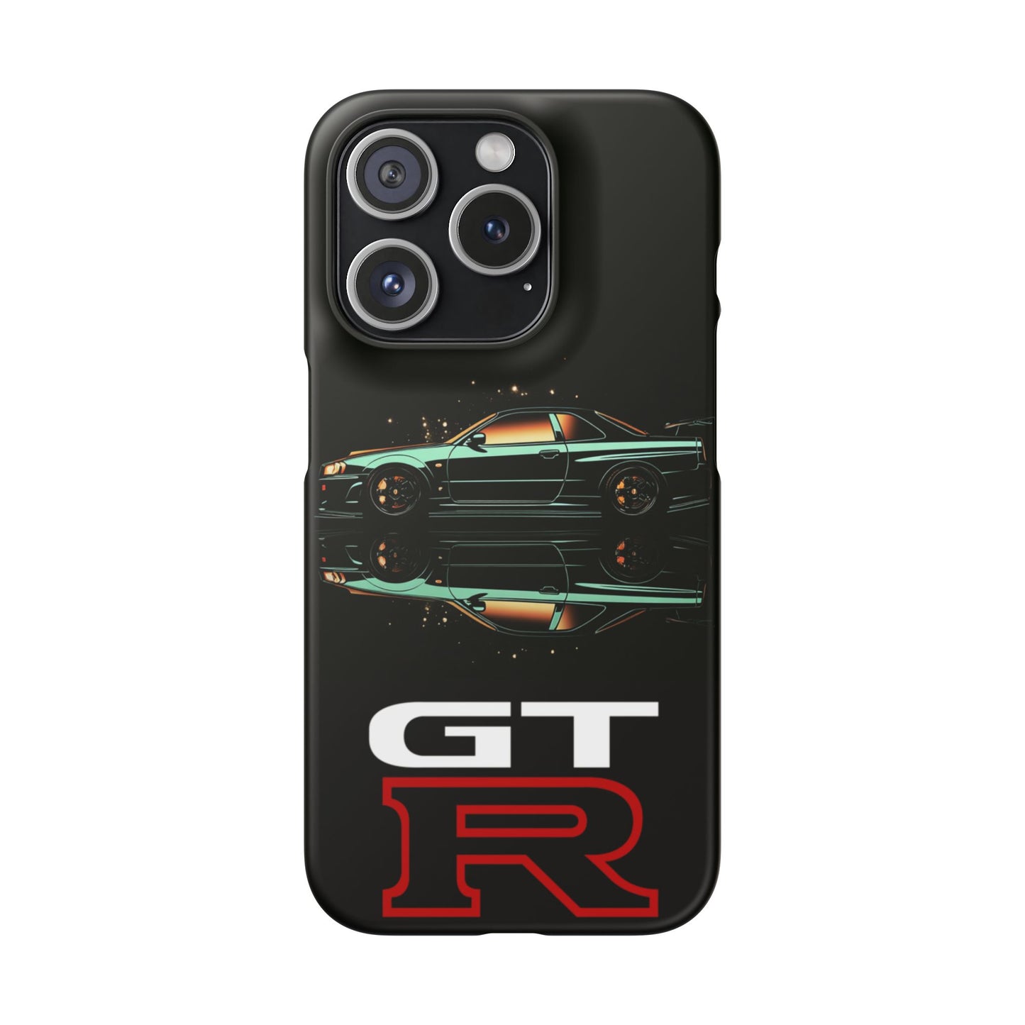Green Skyleine R34 GTR Art Snap Case and Protective Phone Cover For iPhone and Samsung