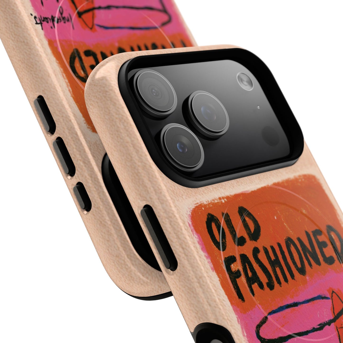 Old Fashioned Phone Case — Retro Cocktail iPhone Magnetic Case