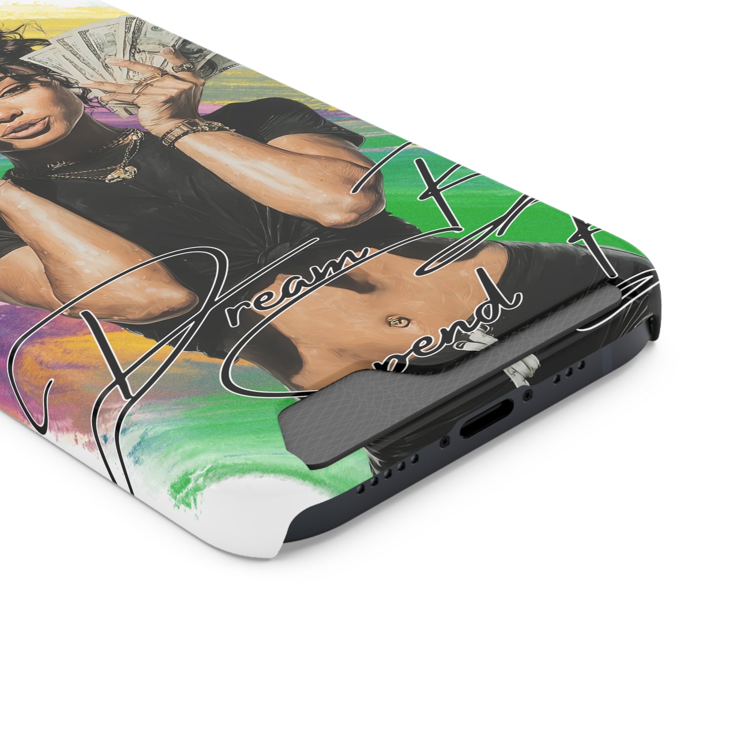 Vibrant Phone Case with Card Holder - Dream Big, Stylish Accessory for Teens & Young Adults, Perfect Gift for Birthdays, Graduations, [...]