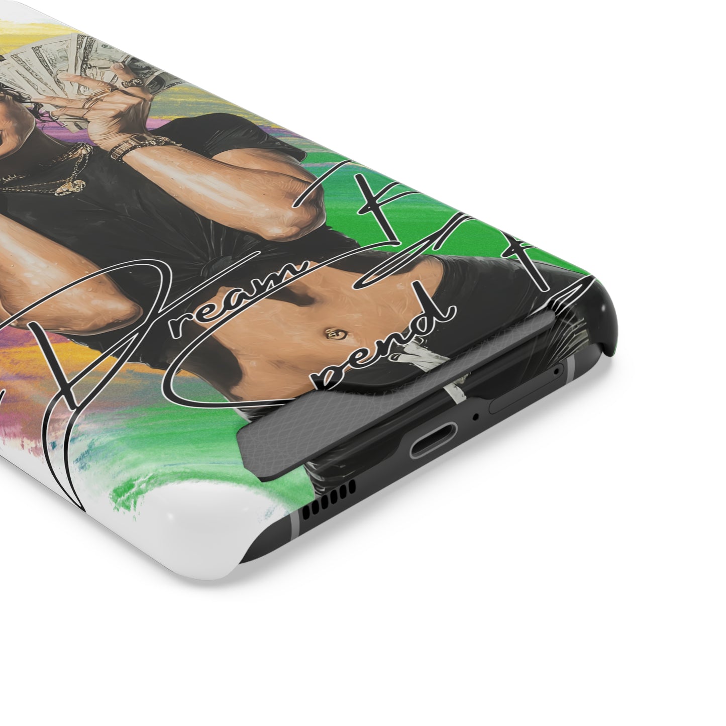 Vibrant Phone Case with Card Holder - Dream Big, Stylish Accessory for Teens & Young Adults, Perfect Gift for Birthdays, Graduations, [...]