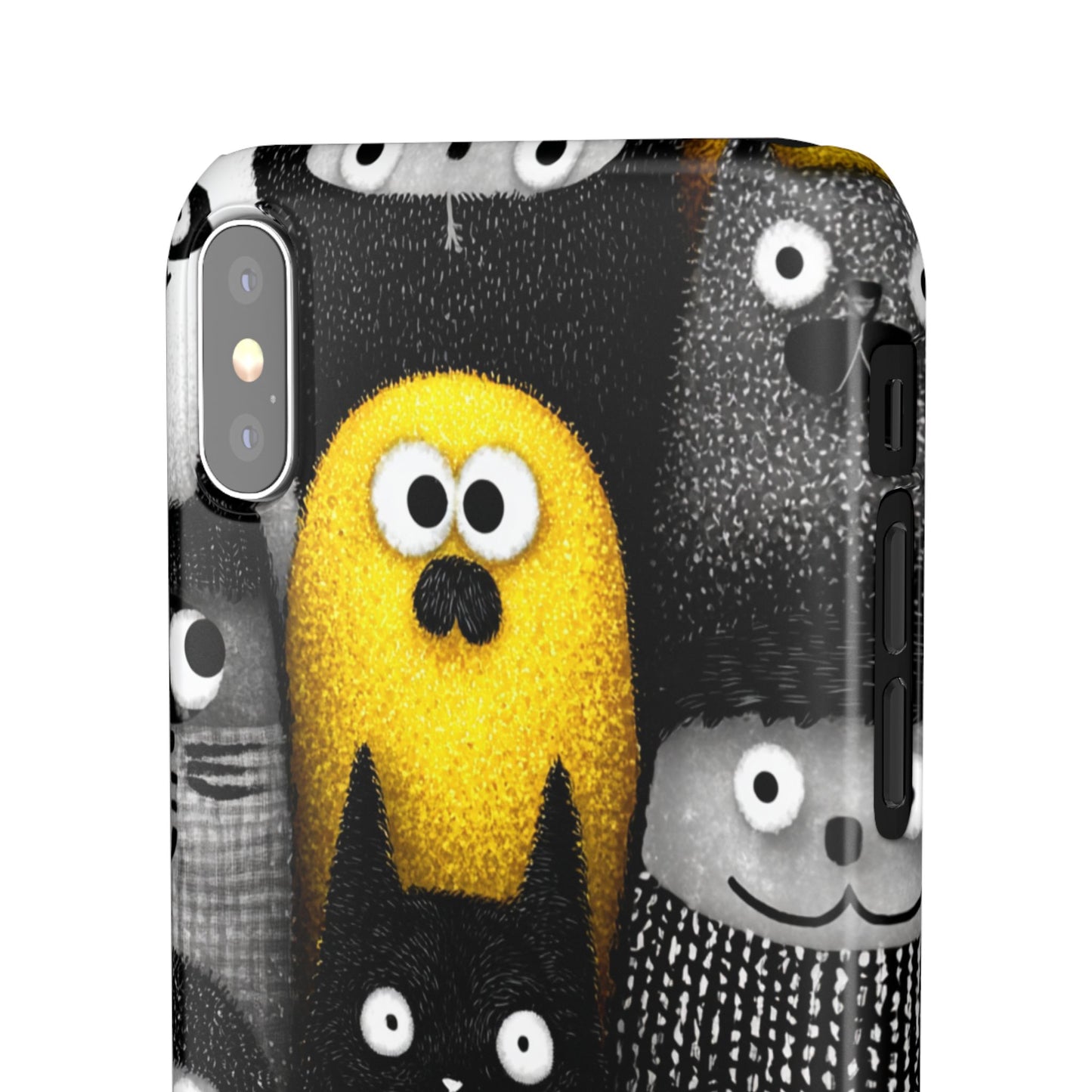 Colorful Character Snap Cases, Cute Phone Cover, Unique Gift for Kids, Fun Accessory, Perfect for Birthdays, Holidays