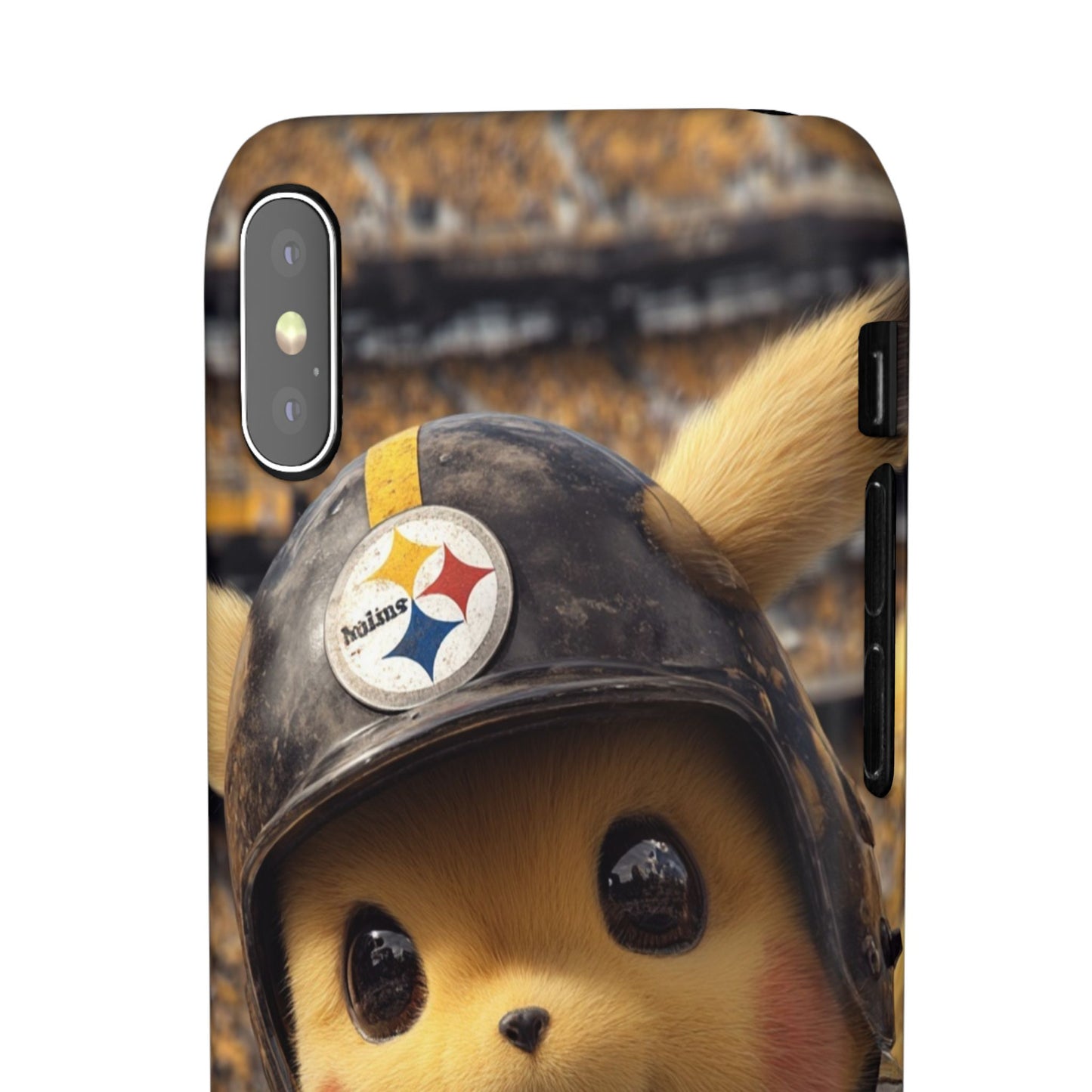 Fun Character Sports Snap Case, Phone Case, Fun Tech Accessory, Cute Gift for Gamers, Football Lovers, Kids.