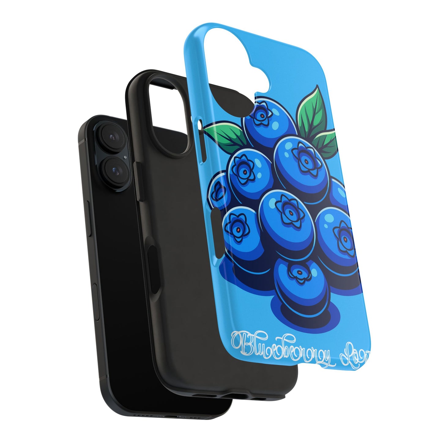 iPhone 17 Blueberry Delight Tough Phone Case, Cute Phone Cover, Fruit Lover Gift, Durable Phone Protector, Unique Smartphone Accessories