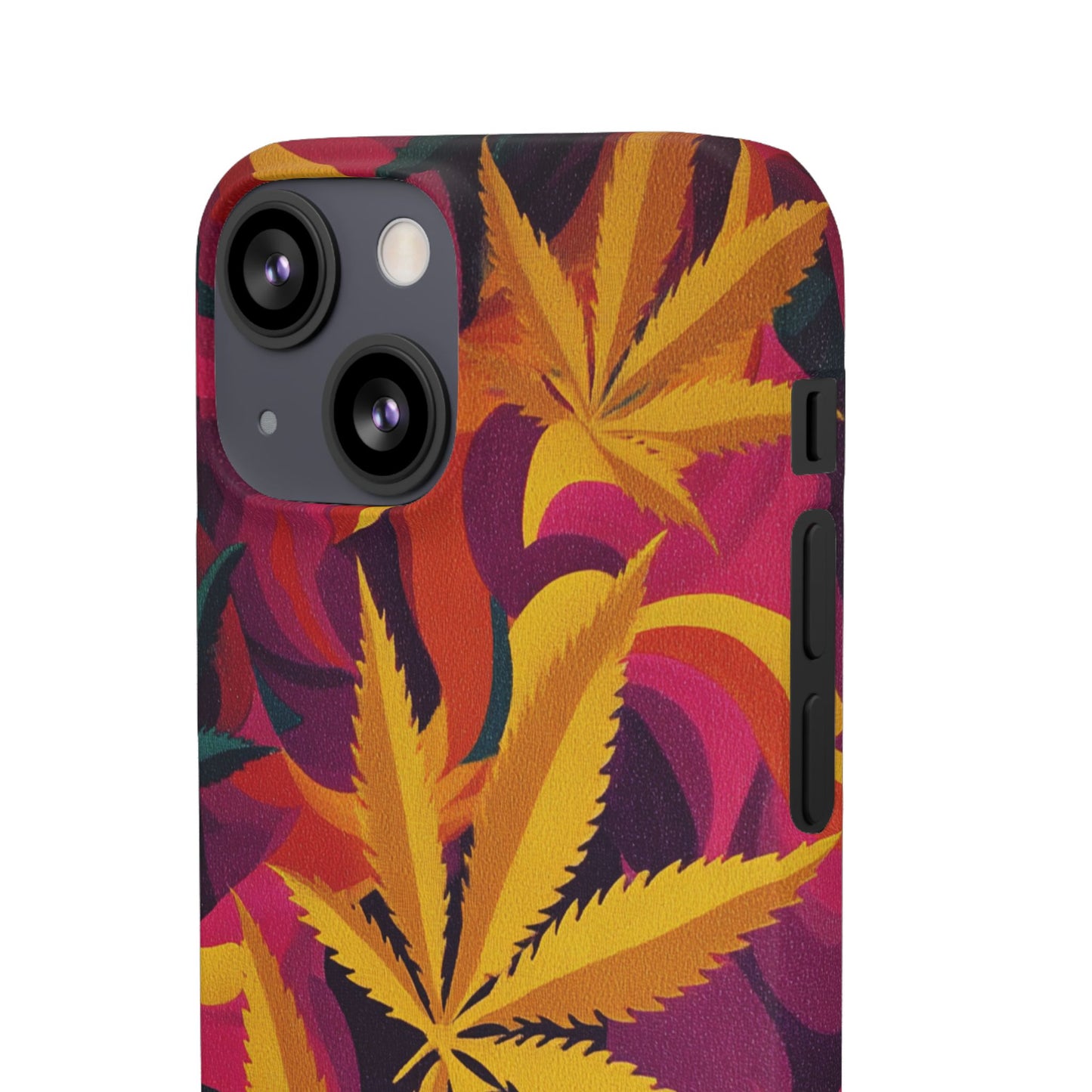 Autumn Vibe Cannabis Snap Case for IPhones and Samsungs Custom