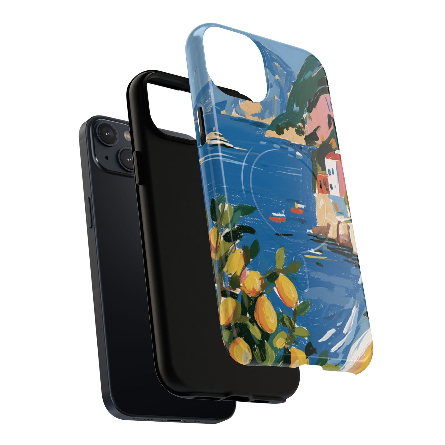 Mediterranean Coastal Phone Case – Tough Magnetic Protective Cover