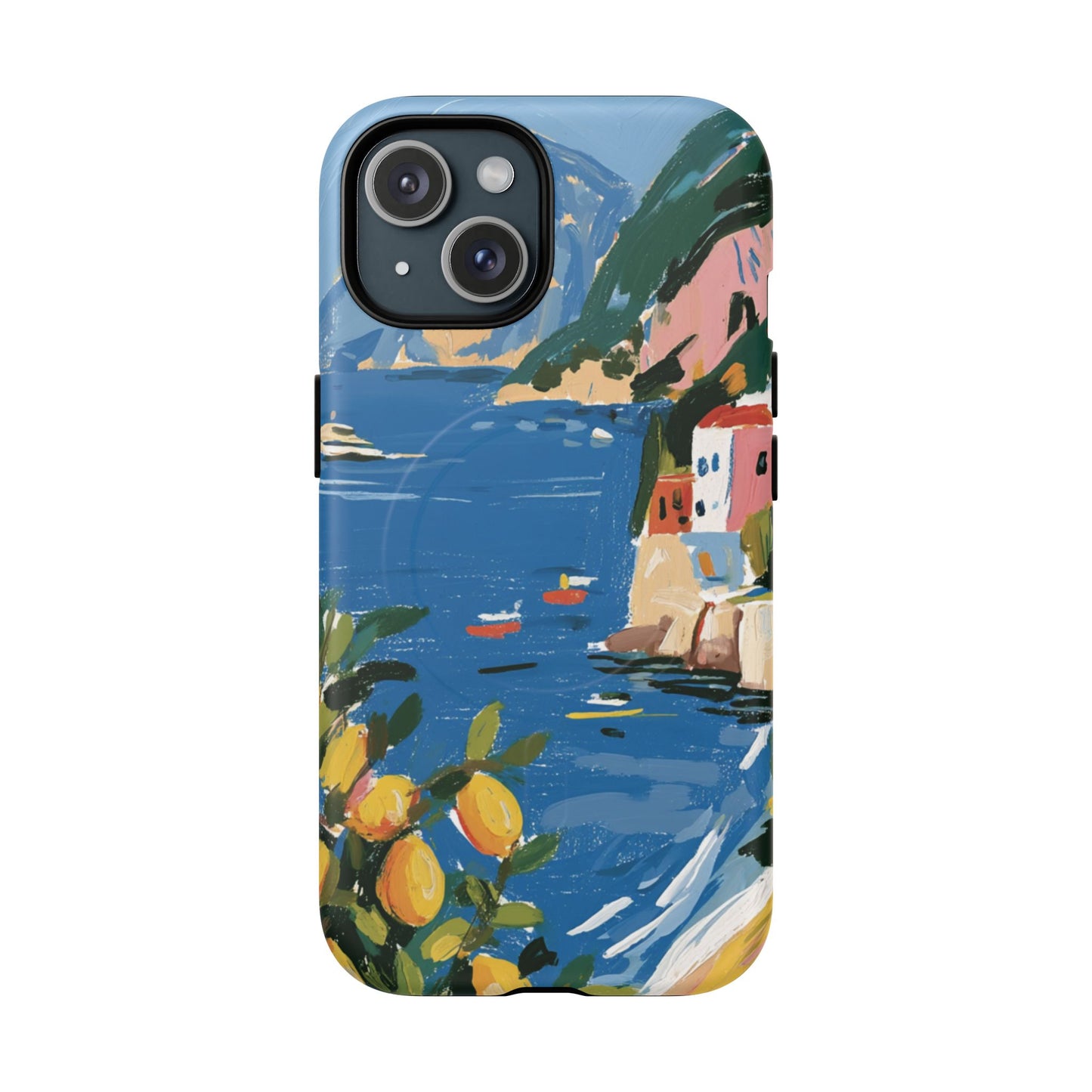 Mediterranean Coastal Phone Case – Tough Magnetic Protective Cover