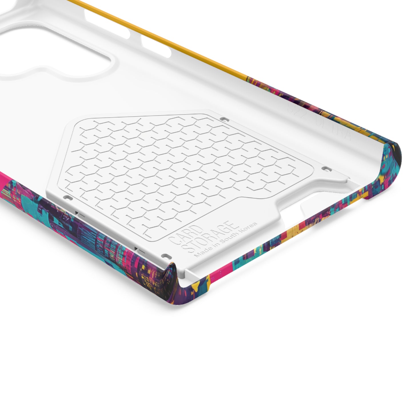 Vibrant Phone Case With Card Holder - Retro Style, Hip Hop Lover's Accessory, Colorful Gift, Music Enthusiast Essential, Unique Phone [...]