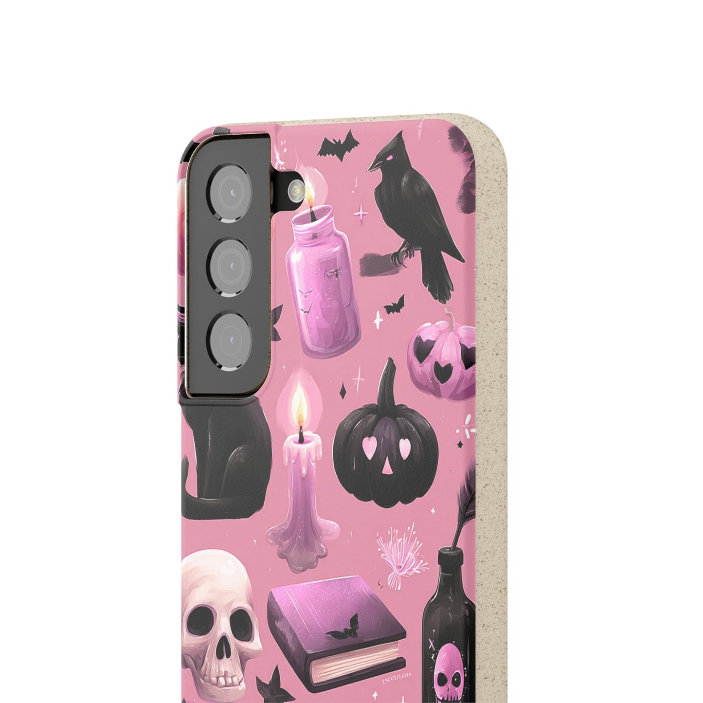 Halloween-Inspired Biodegradable Phone Case, Eco-Friendly Cell Phone Cover, Cute Goth Aesthetic Gift, Sustainable Halloween Decor, [...]