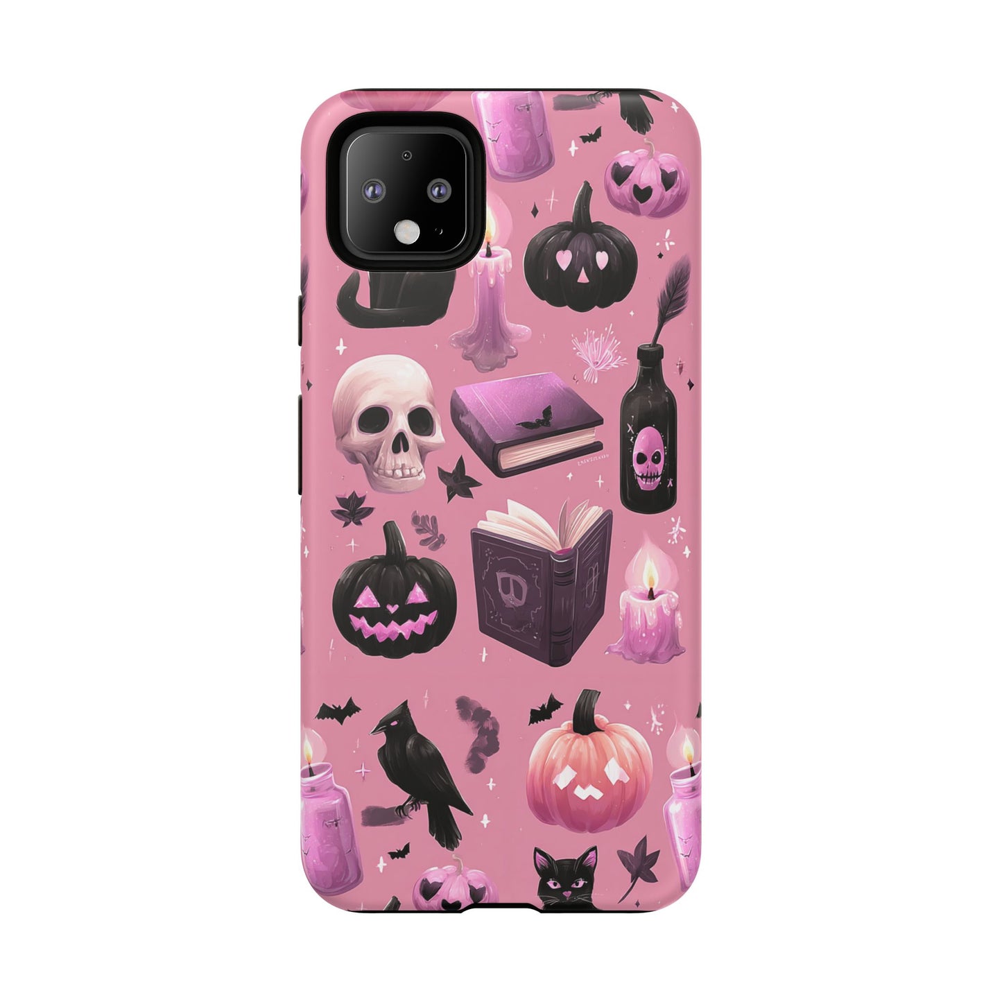 Spooky Phone Case - Halloween Design, Cute Costume Accessory, Fall Decor, Gift for Cat Lovers, Witchy Vibes, Trick or Treat