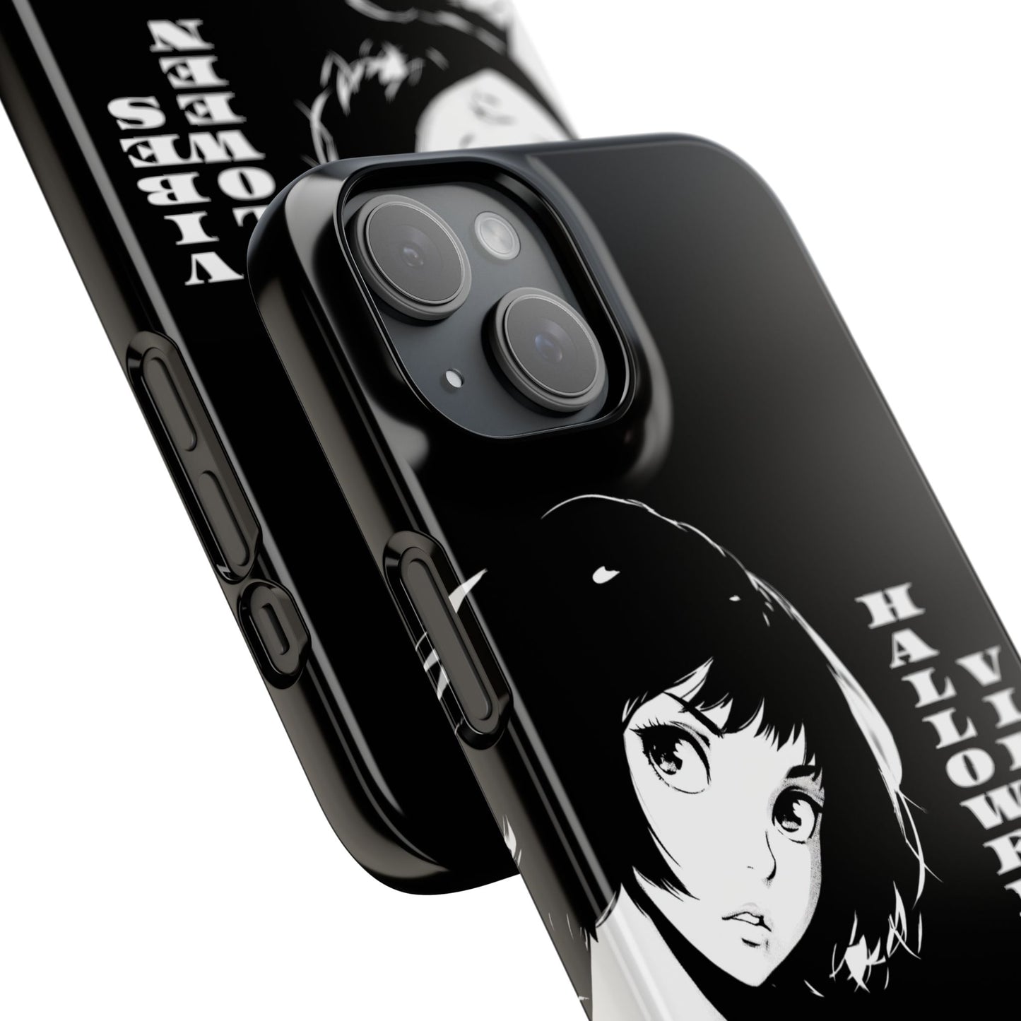 Halloween Vibes Snap Case Black and White Protective Phone Cover for iPhone and Samsung