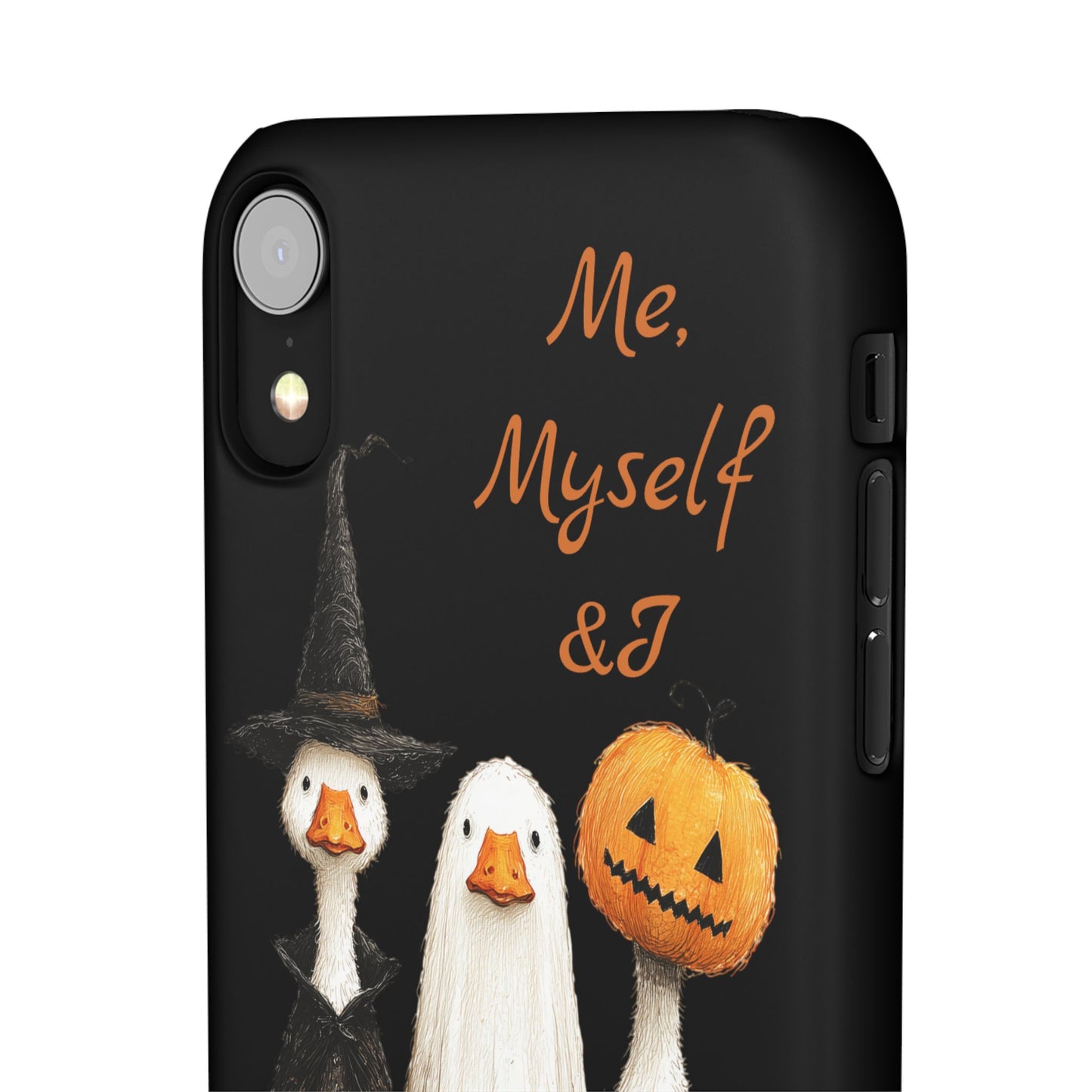 Halloween Goose Snap Case, Funny Goose Phone Case, Fall Accessories, Cute Halloween Gift, Me Myself & I Design