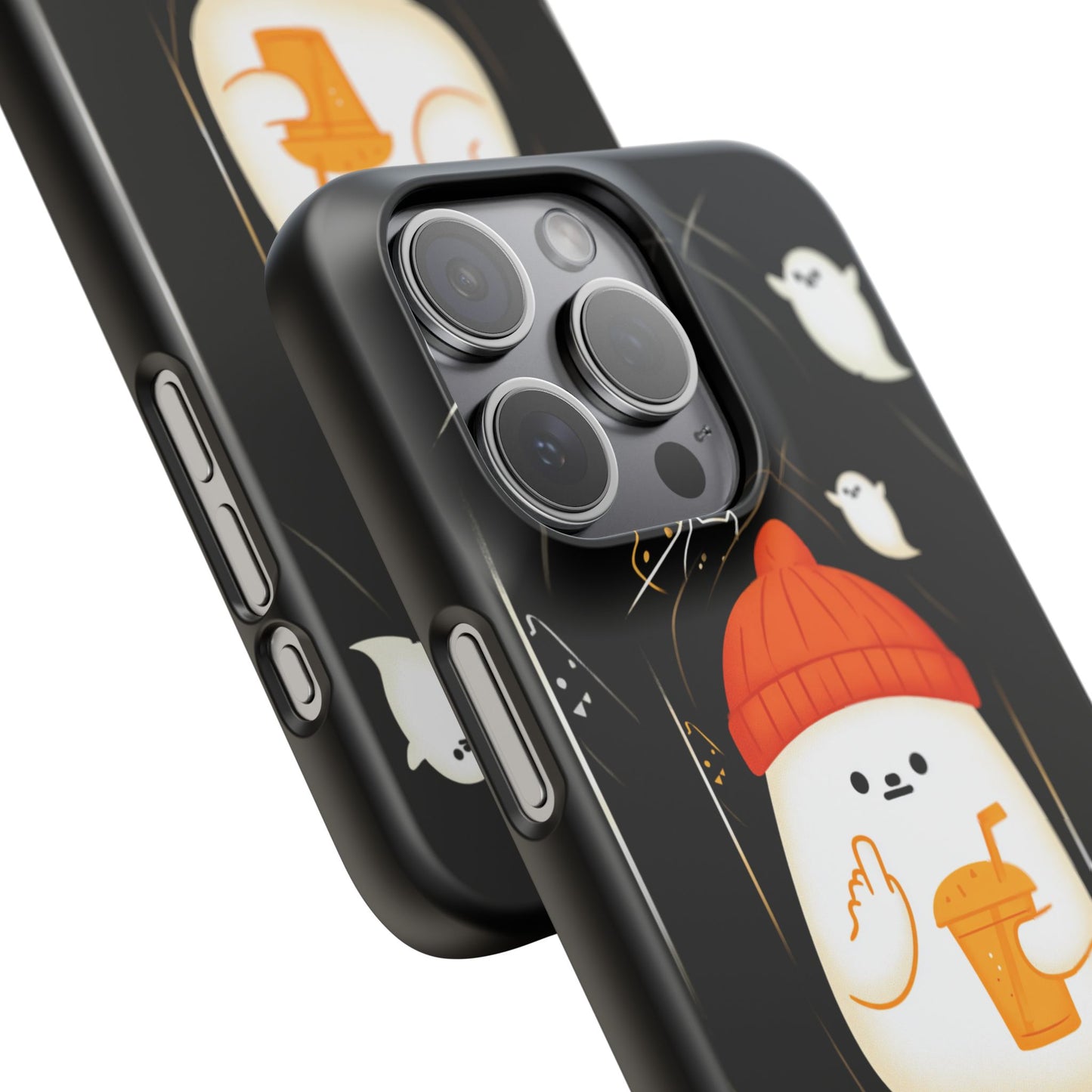 Spook You Halloween Ghost Snap Case Kawaii Protective Phone Cover for iPhone and Samsung