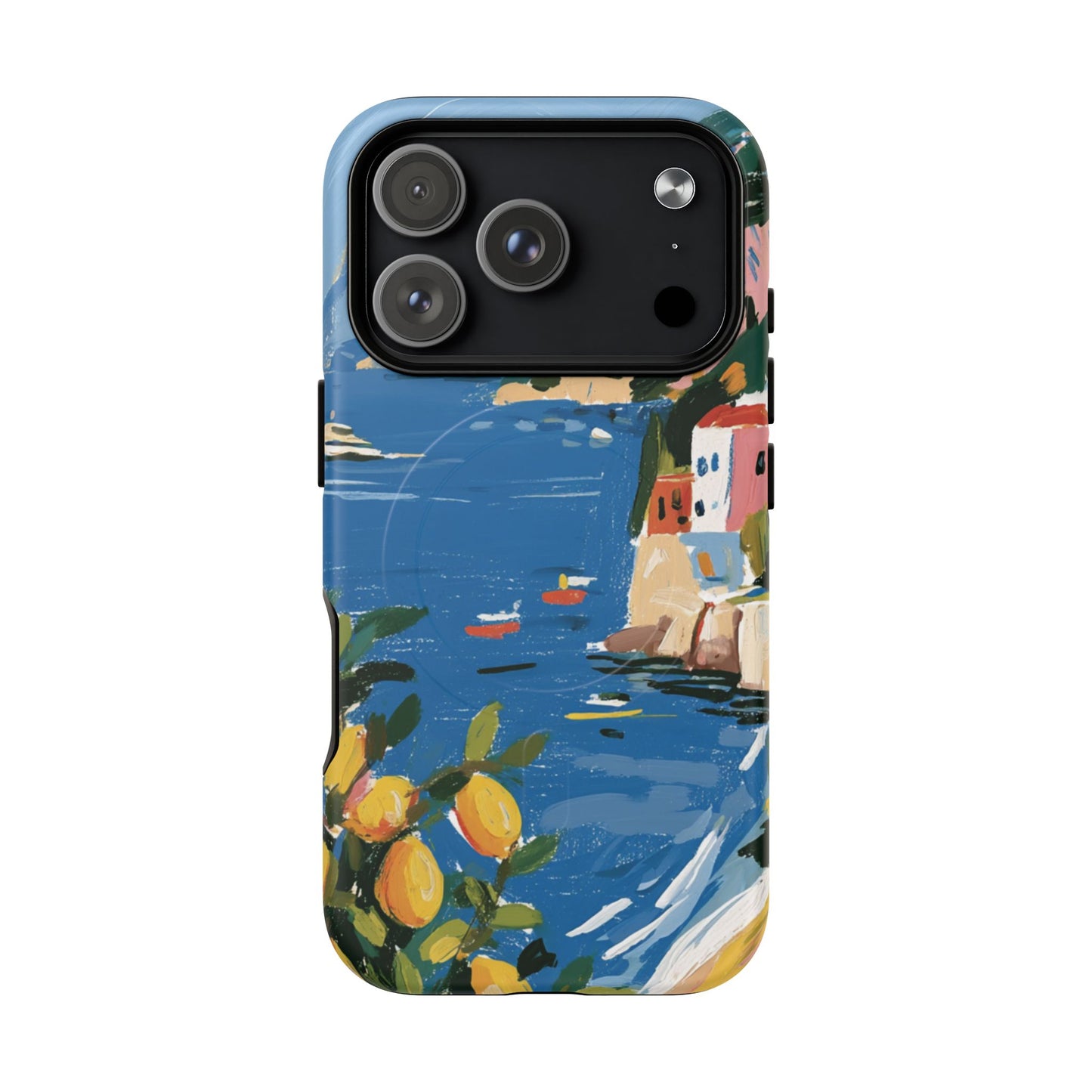 Mediterranean Coastal Phone Case – Tough Magnetic Protective Cover