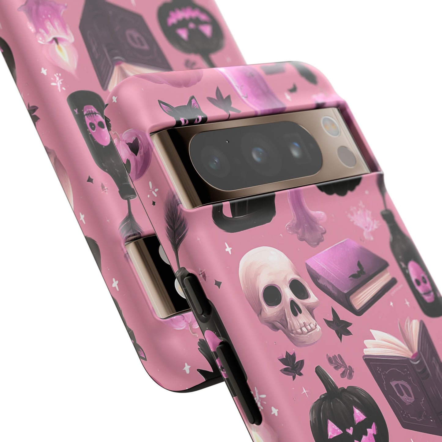 Spooky Phone Case - Halloween Design, Cute Costume Accessory, Fall Decor, Gift for Cat Lovers, Witchy Vibes, Trick or Treat