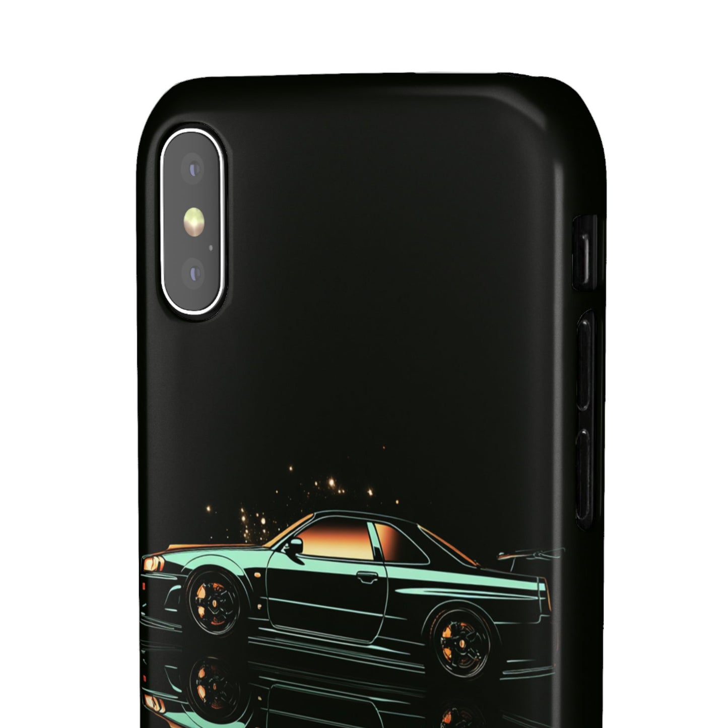 Green Skyleine R34 GTR Art Snap Case and Protective Phone Cover For iPhone and Samsung