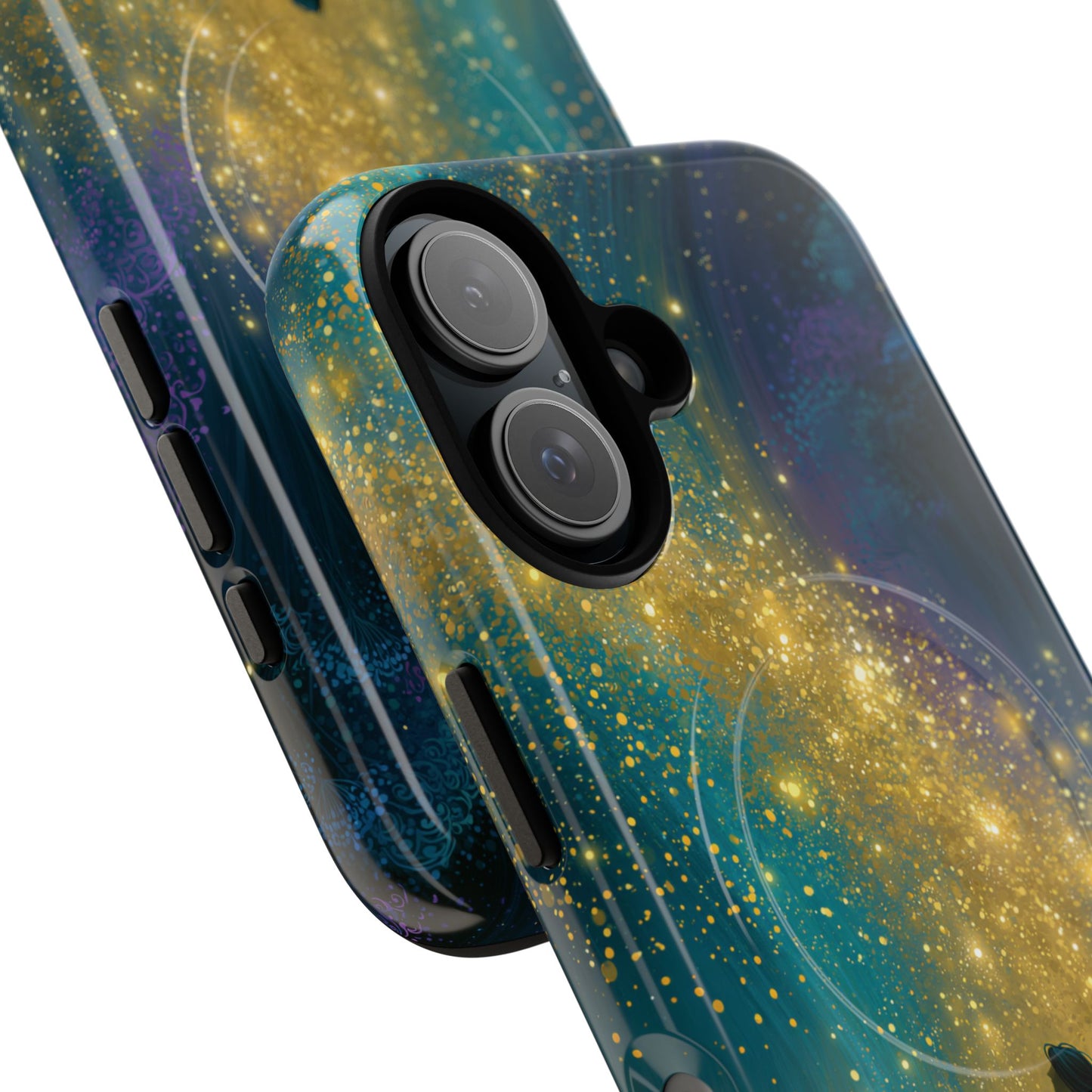 Mystical Nightfall Phone Case — Starry Silhouette Tough Magnetic Case