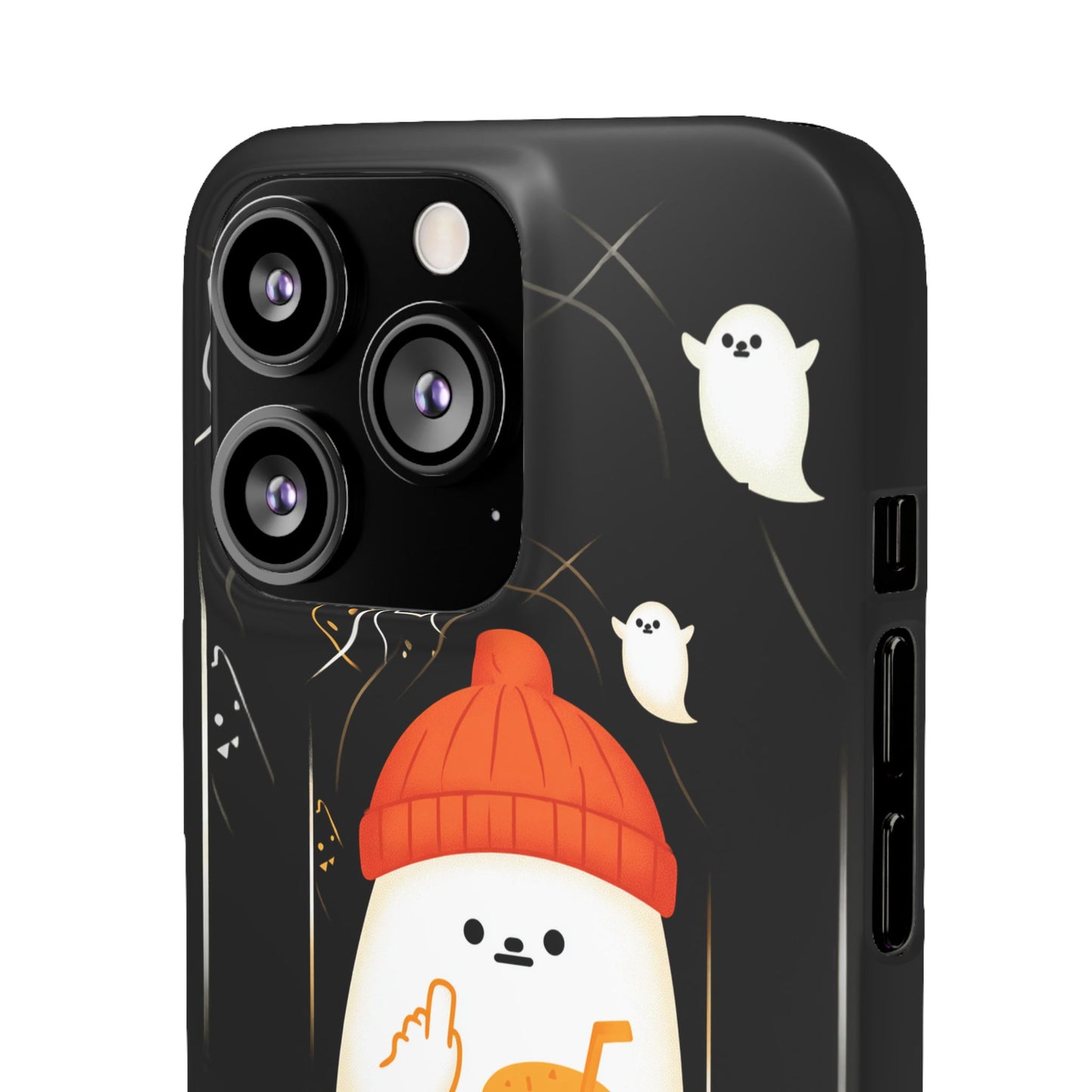 Spook You Halloween Ghost Snap Case Kawaii Protective Phone Cover for iPhone and Samsung