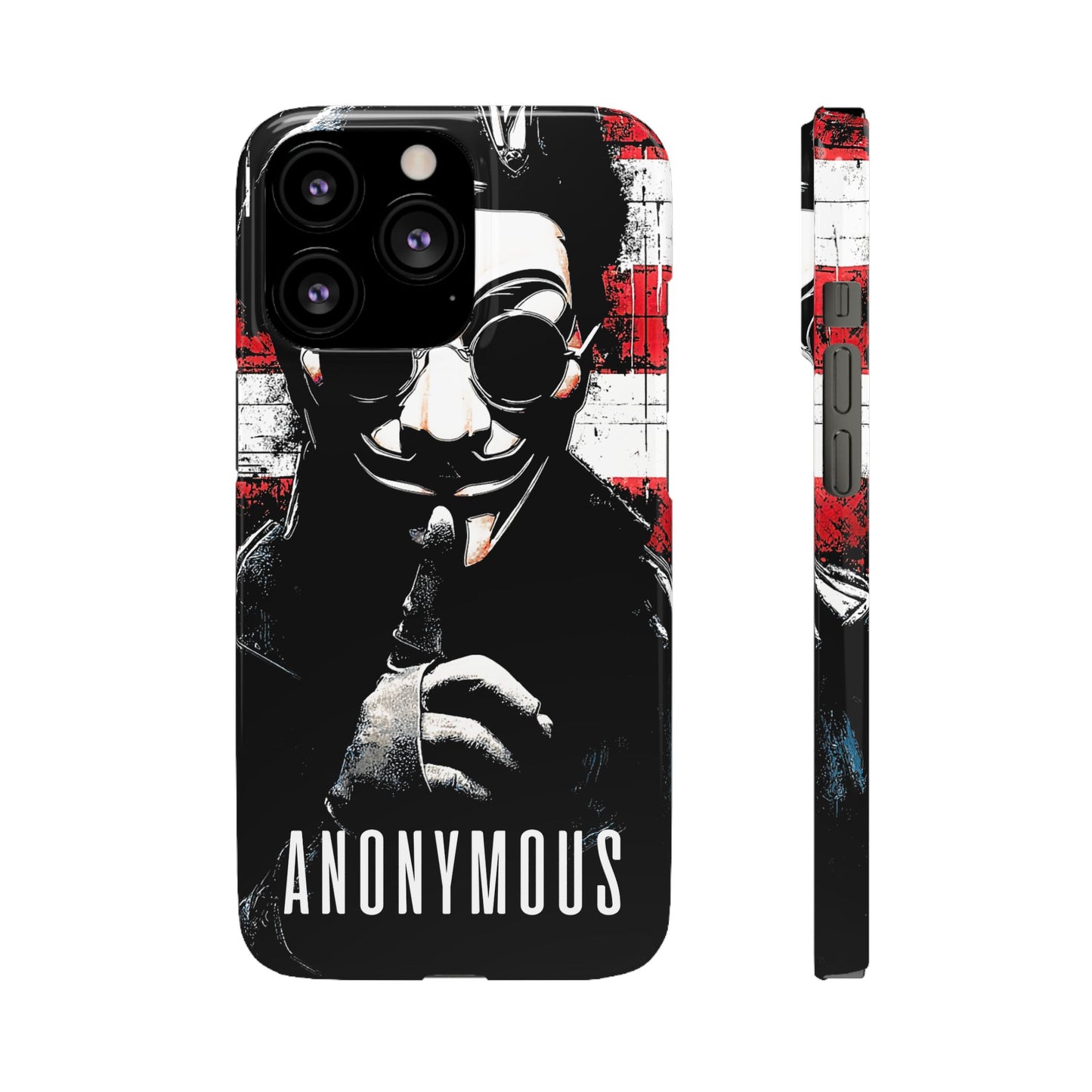 Anonimous & Guy Fawkes Art Snap Case and Protective Phone Cover For iPhone and Samsung