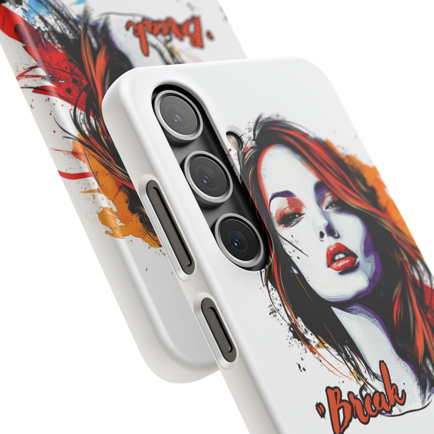 Empowering Art Snap Cases, Phone Cover, Break the Chains of Silence, Unique Gift, Inspirational Tech Accessories