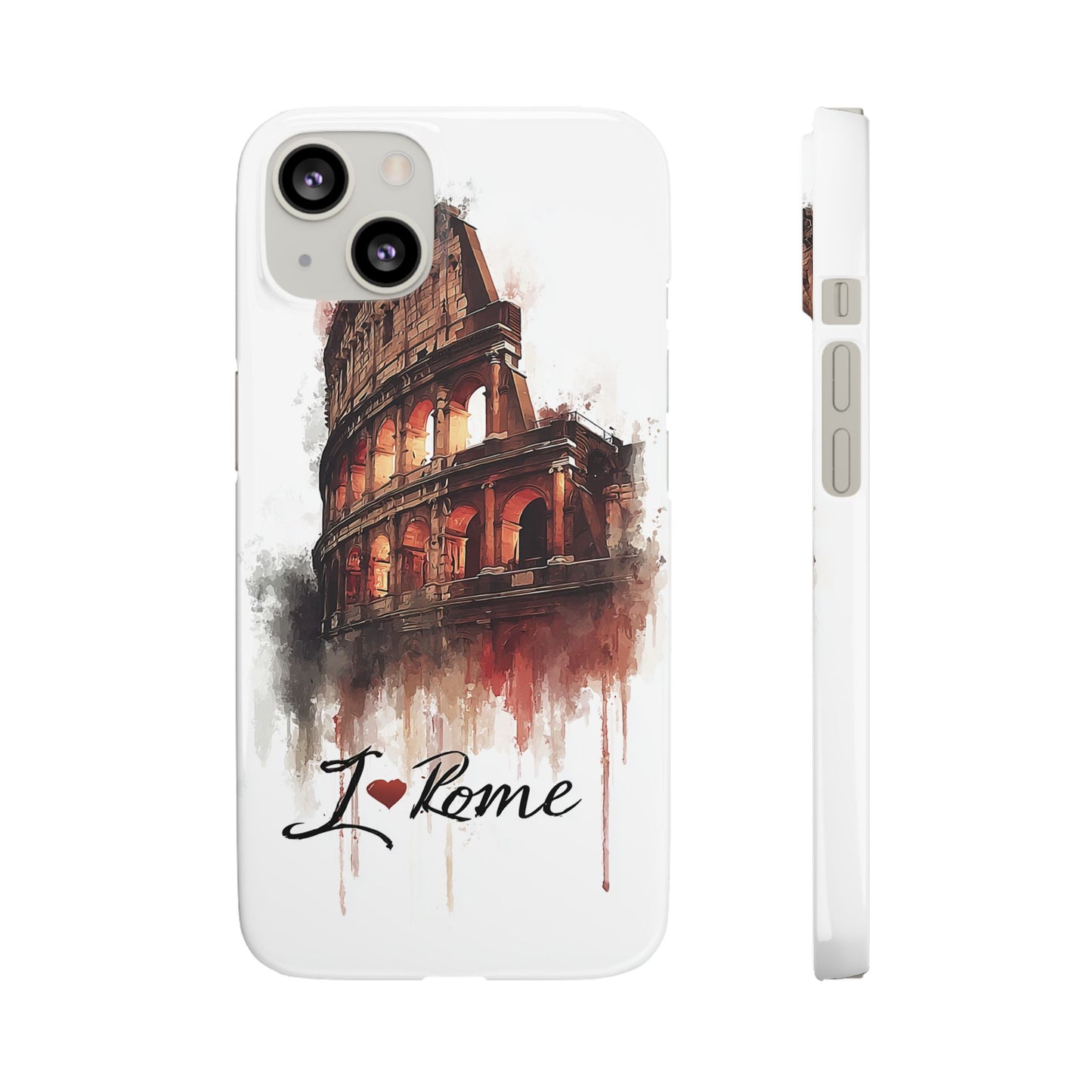 I Love Rome Snap Cases, Urban Phone Covers, Travel Accessories, Gift for Travelers, City Love Merch