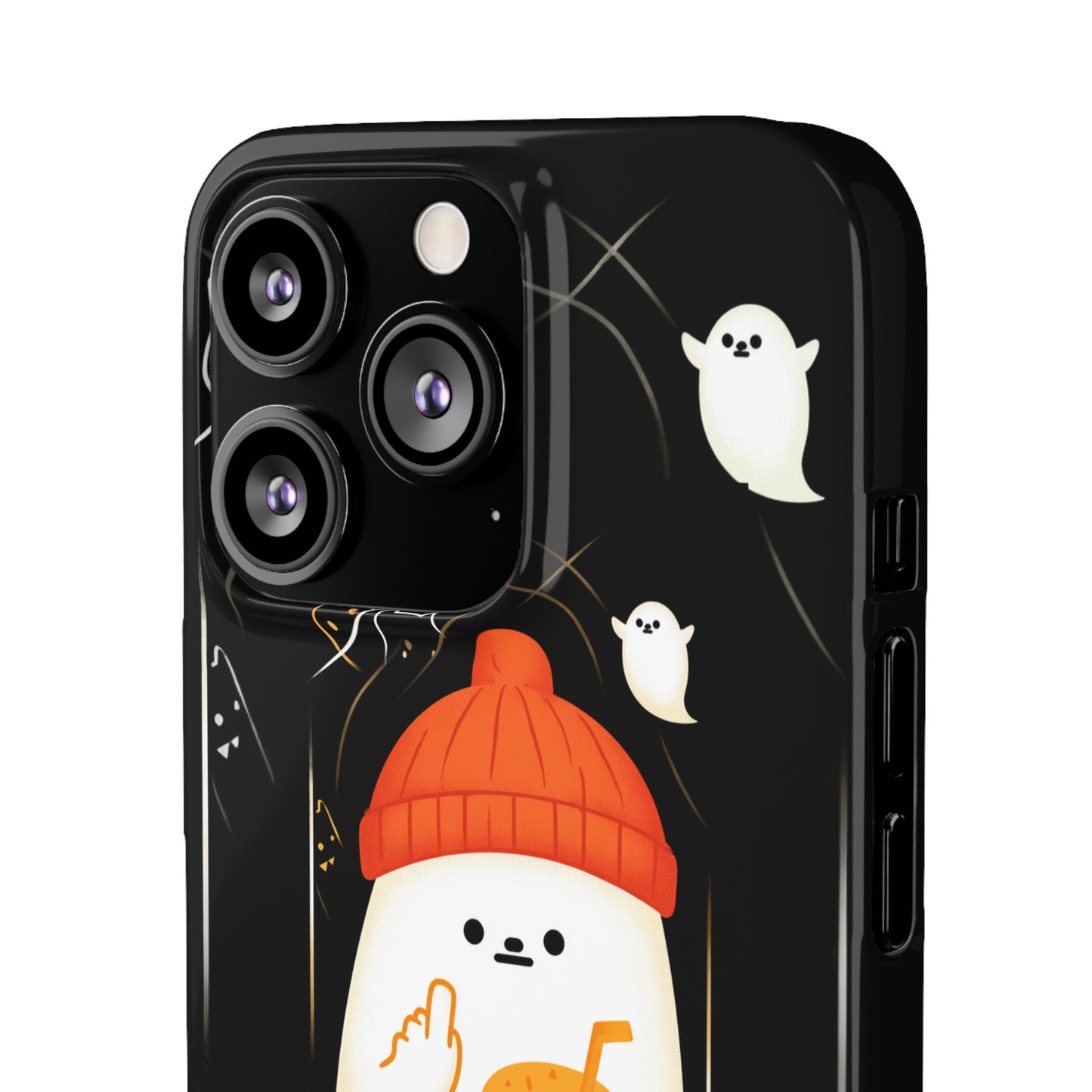 Spook You Halloween Ghost Snap Case Kawaii Protective Phone Cover for iPhone and Samsung