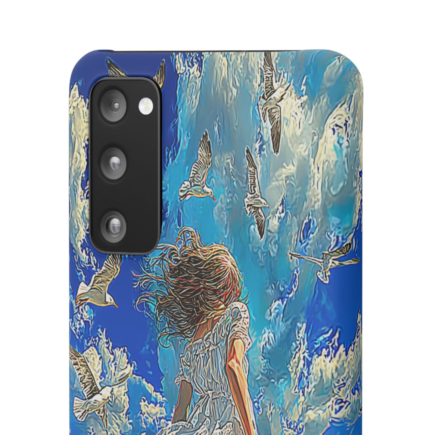 Dreamy Seaside Snap Case, Ocean Waves Phone Cover, Summer Vibe Gift, Cute Aesthetic Accessory, Beach Lover Case