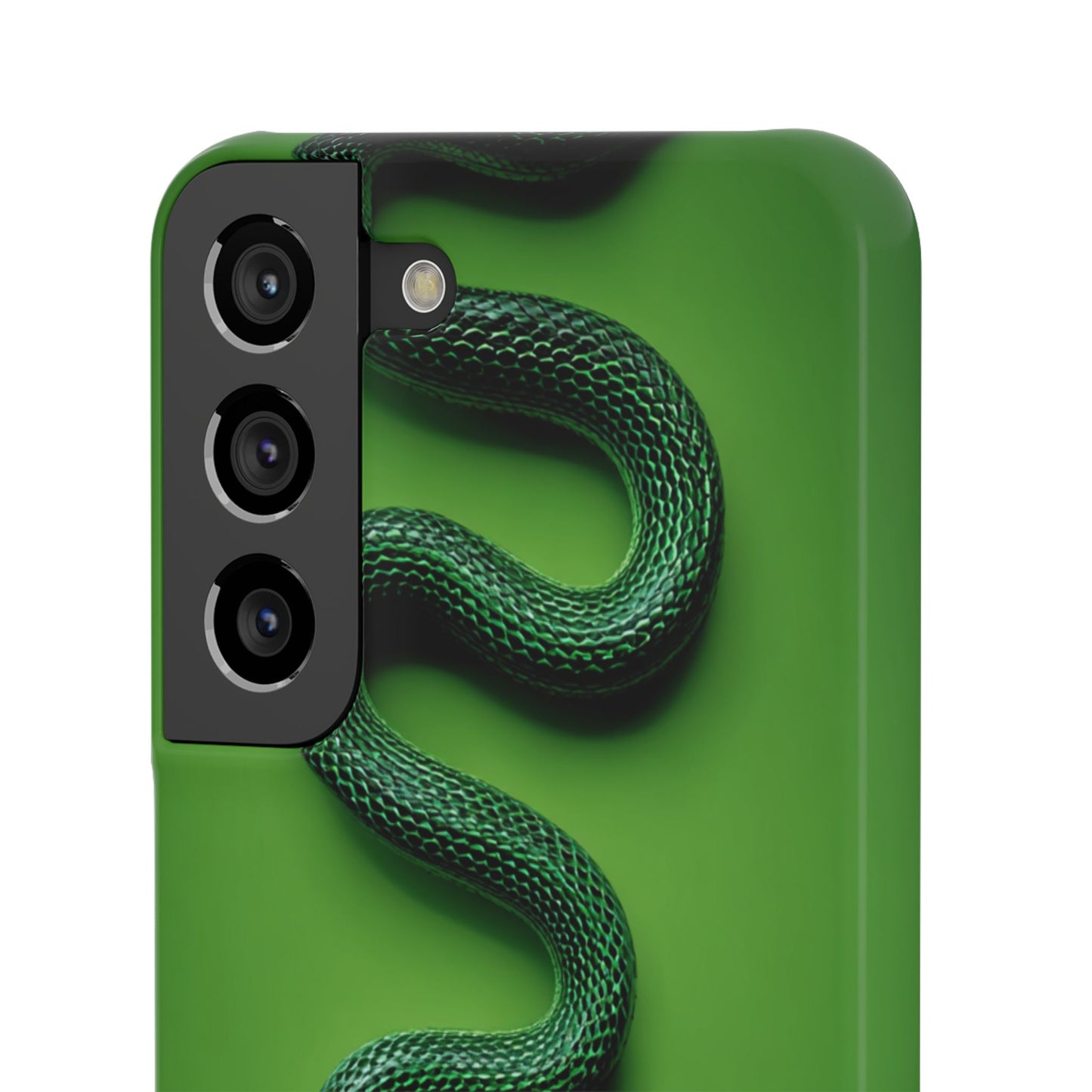 Green Snake Snap Case for iPhone, Stylish Phone Cover, Unique Gift, Trendy Accessory, Birthday, Nature Lover's Phone Case