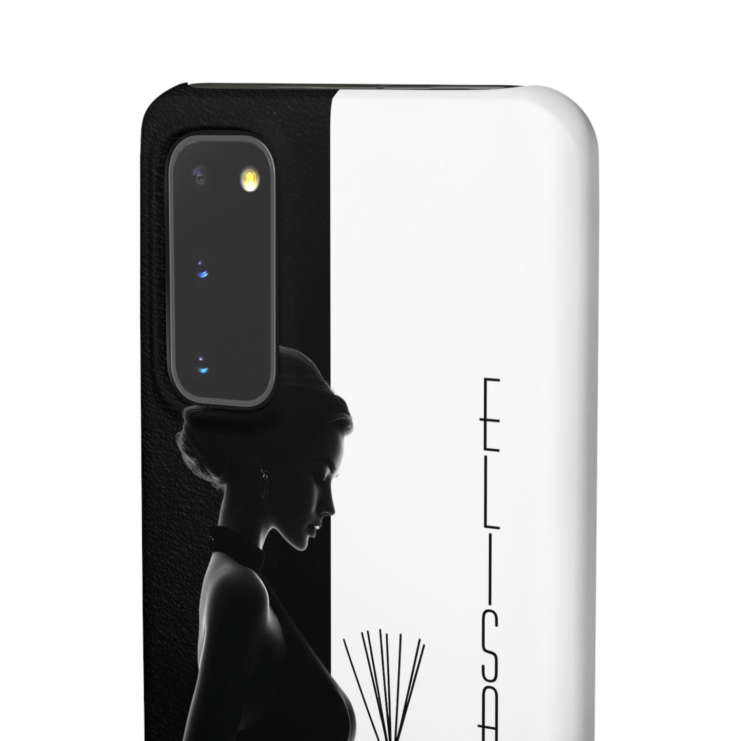 Custom Black and White Snap Case for Women Phone Cover for iPhone and Samsung