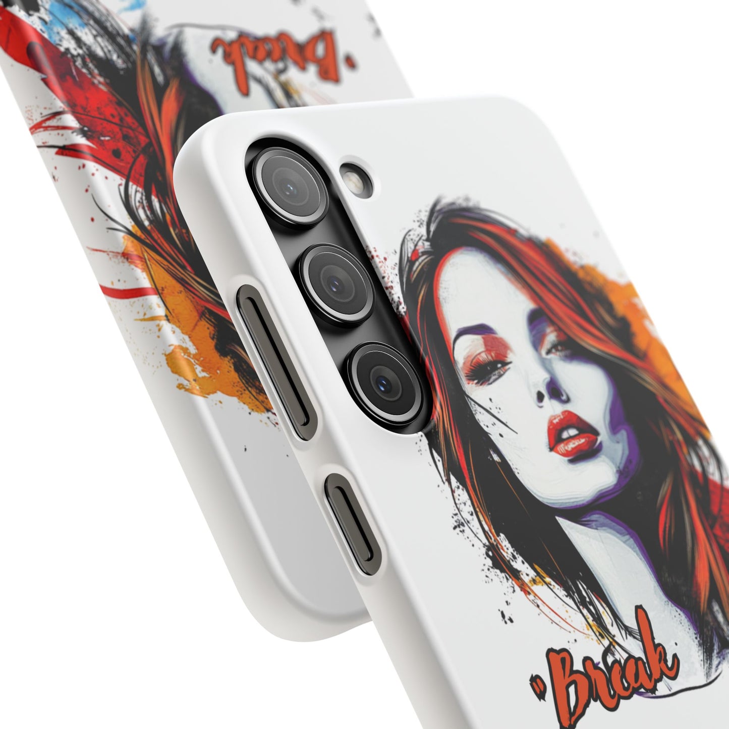 Empowering Art Snap Cases, Phone Cover, Break the Chains of Silence, Unique Gift, Inspirational Tech Accessories