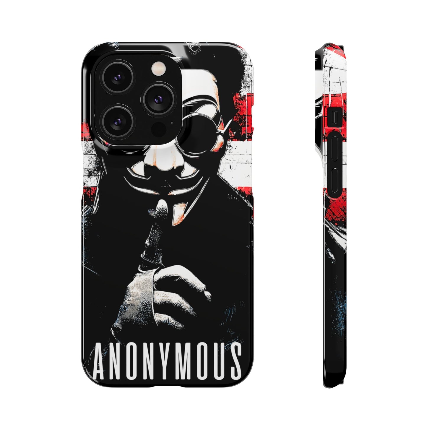 Anonimous & Guy Fawkes Art Snap Case and Protective Phone Cover For iPhone and Samsung