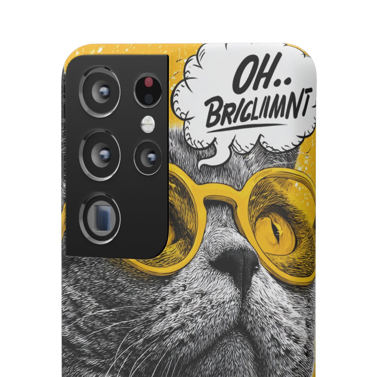 Playful Cat Snap Case - Quirky Phone Cover for Cat Lovers, Gift for Pet Enthusiasts, Funny Accessory for Any Occasion