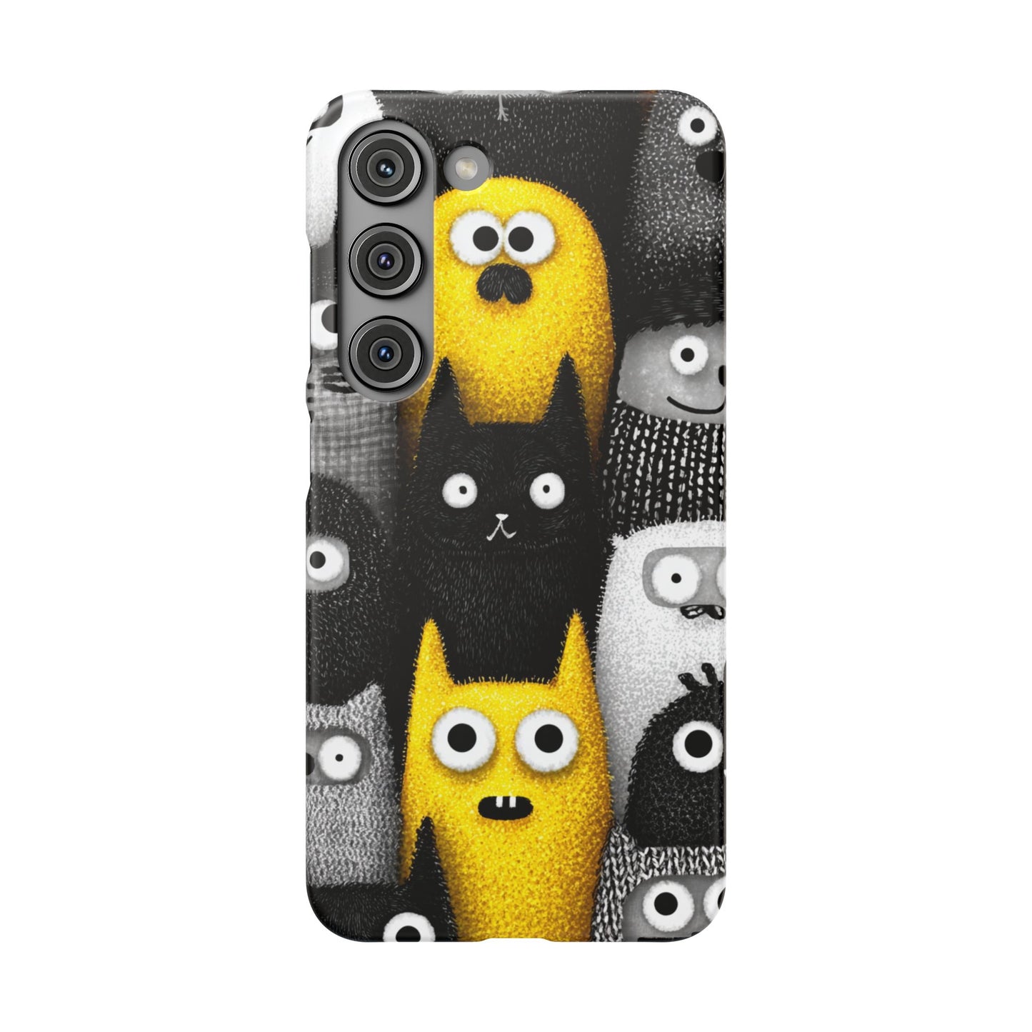 Colorful Character Snap Cases, Cute Phone Cover, Unique Gift for Kids, Fun Accessory, Perfect for Birthdays, Holidays