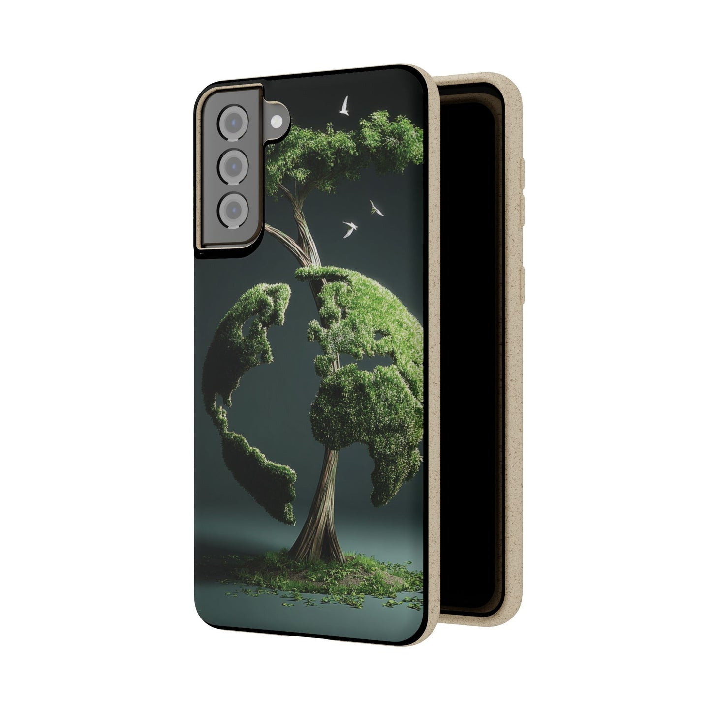 Eco-Friendly Phone Case with Nature Design, Sustainable iPhone Cover, Biodegradable Cellphone Accessories, Green Earth Gift, Earth Day [...]