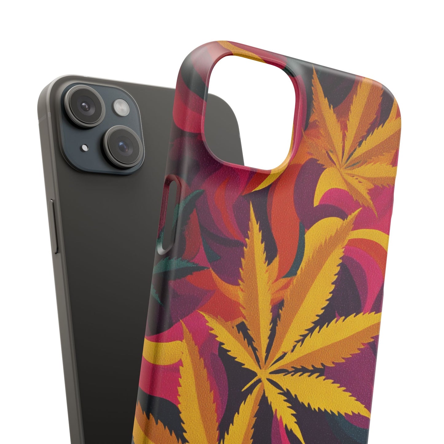 Autumn Vibe Cannabis Snap Case for IPhones and Samsungs Custom