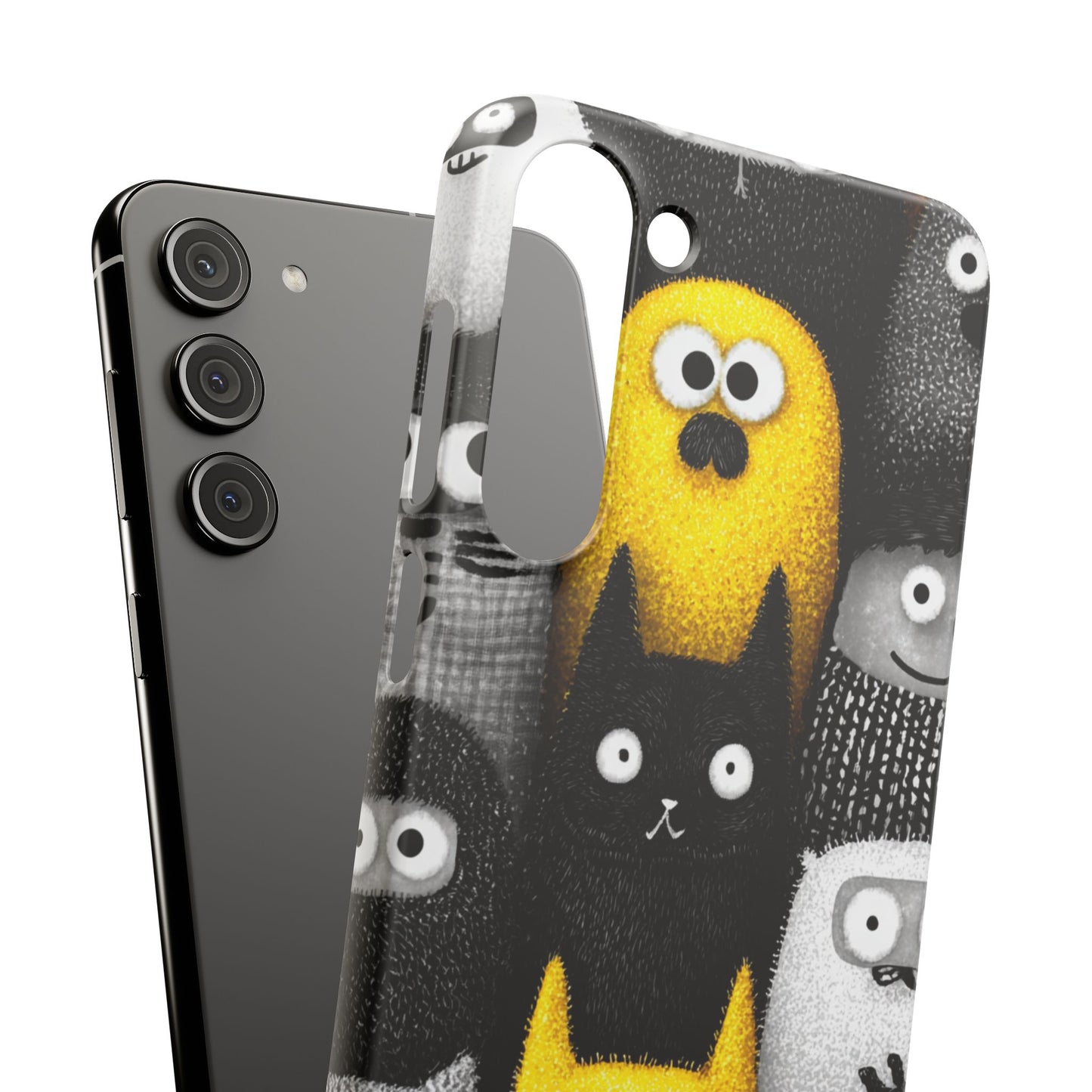 Colorful Character Snap Cases, Cute Phone Cover, Unique Gift for Kids, Fun Accessory, Perfect for Birthdays, Holidays