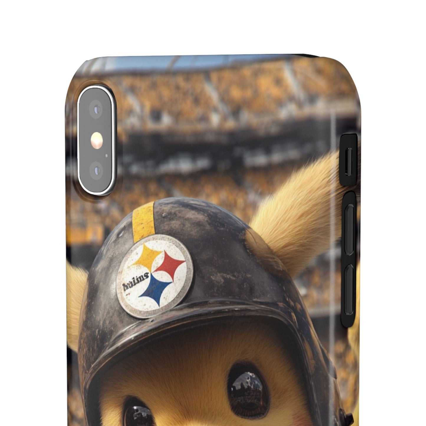 Fun Character Sports Snap Case, Phone Case, Fun Tech Accessory, Cute Gift for Gamers, Football Lovers, Kids.
