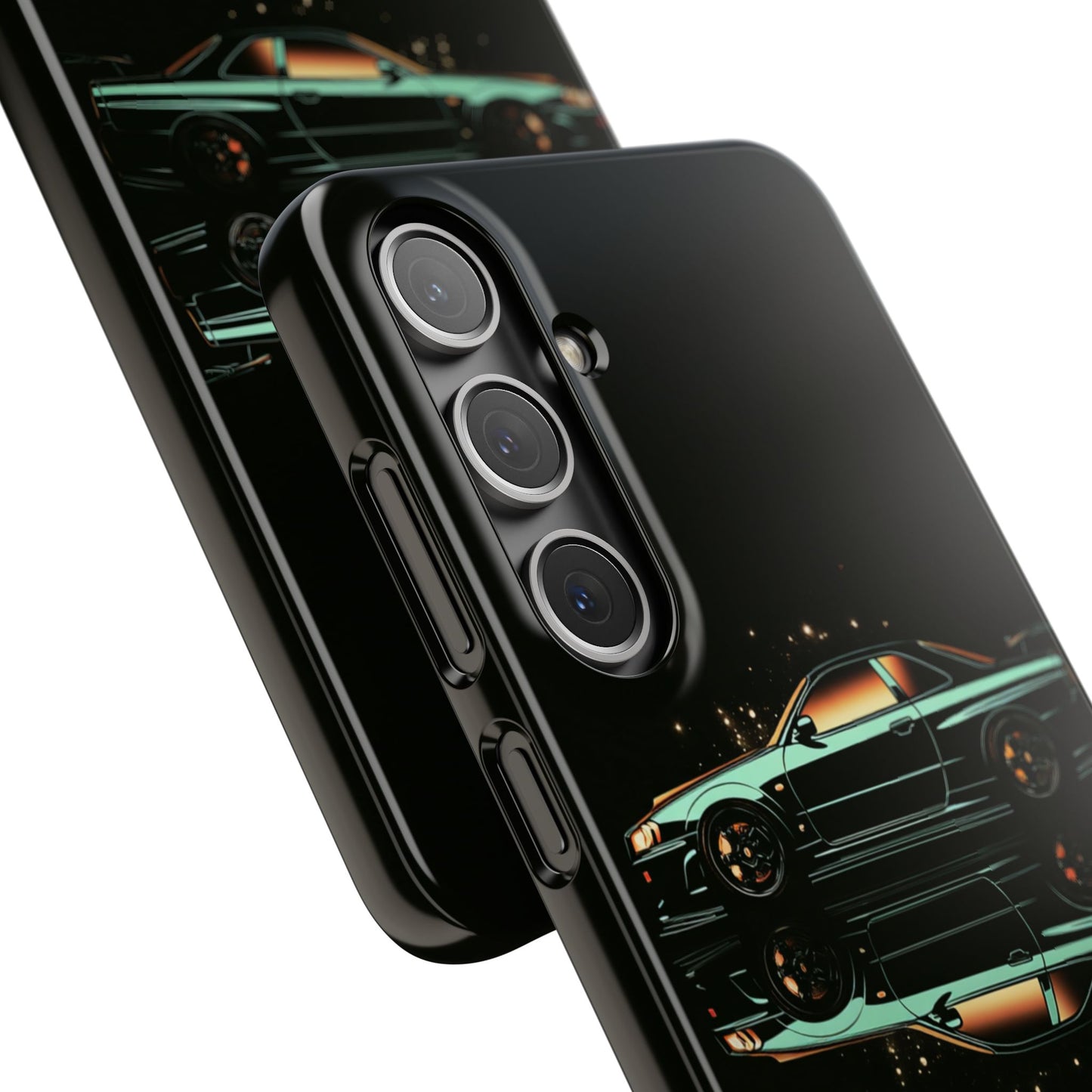 Green Skyleine R34 GTR Art Snap Case and Protective Phone Cover For iPhone and Samsung