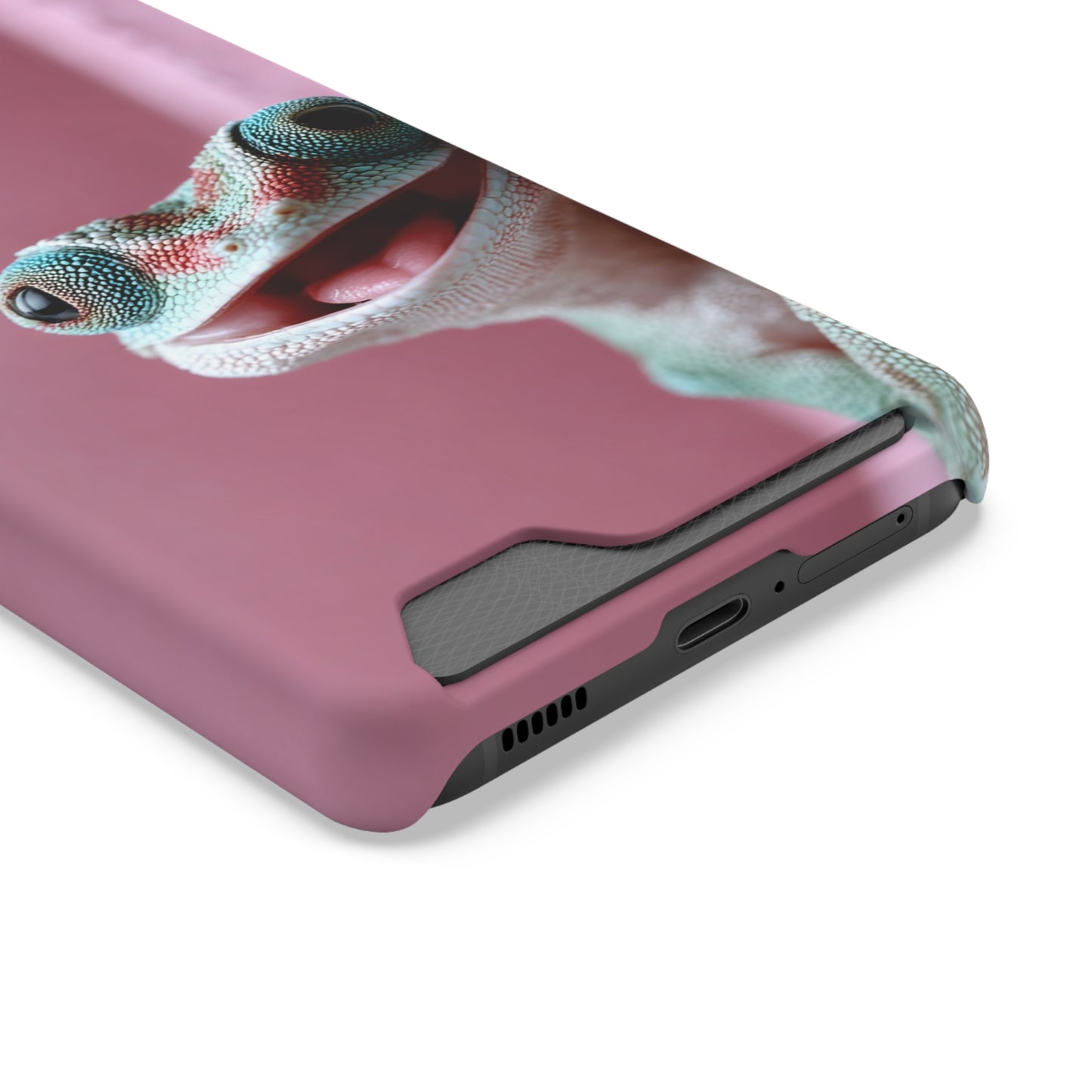 Whimsical Phone Case with Card Holder - Cute Gecko Design, Fun Gift for Kids, Stylish Accessory for Everyday Use, Perfect for [...]