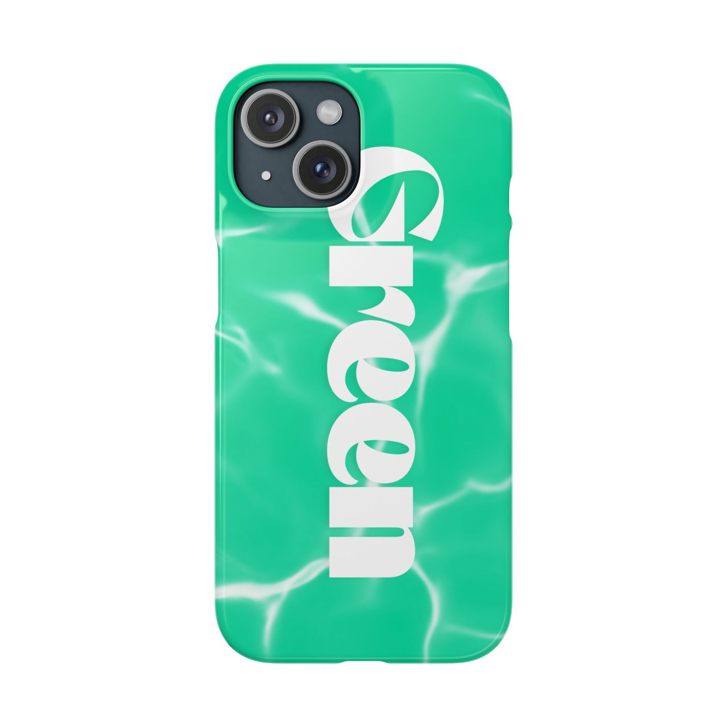 Aqua Pool Vibe Snap Case, Tropical Phone Cover, Summer Accessory, Trendy Gift for Friends, Beach Lover's Essential