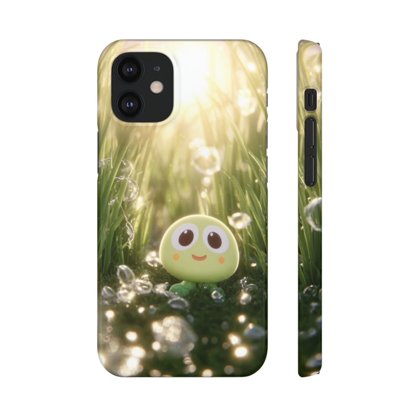 Cute Nature-Inspired Snap Case, Cartoon Phone Cover, Eco-Friendly Gift, Fun Accessory, Personalized Phone Case, Nature Lover's Gift