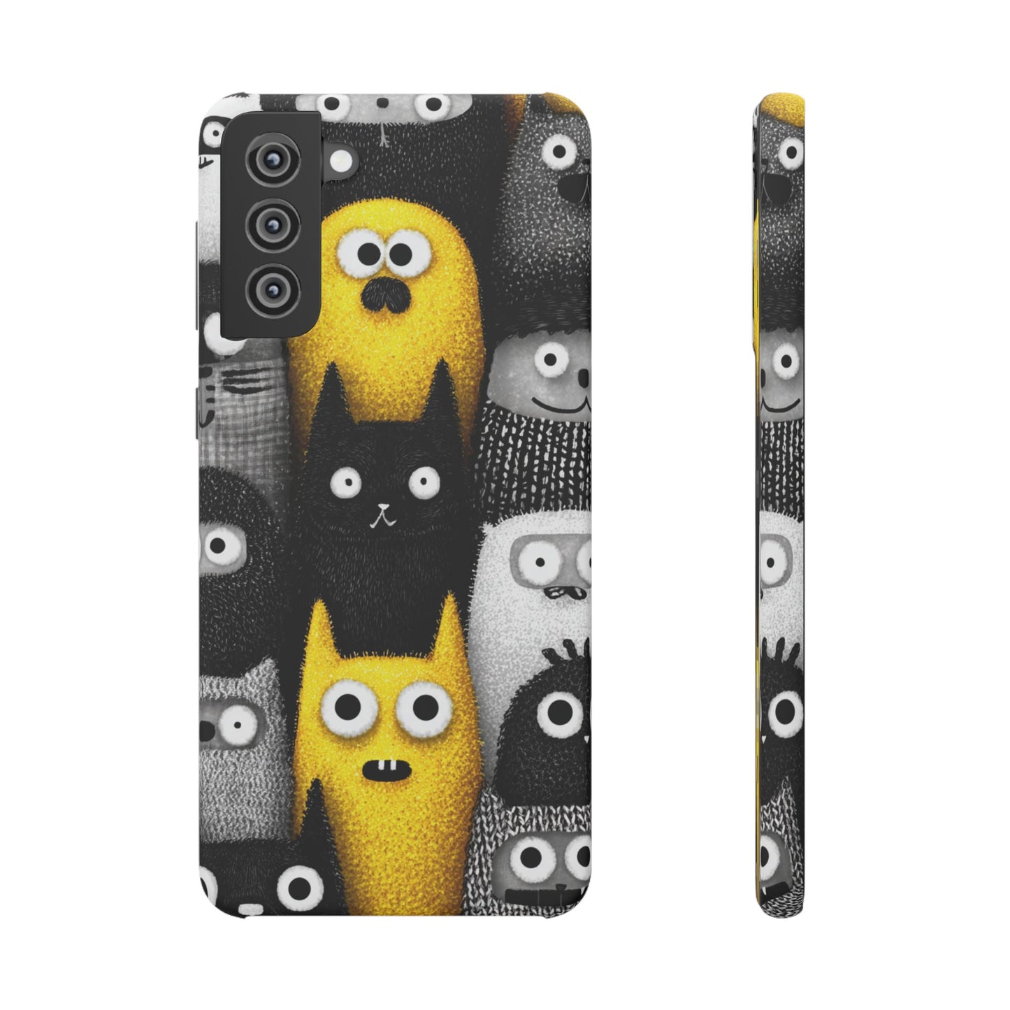 Colorful Character Snap Cases, Cute Phone Cover, Unique Gift for Kids, Fun Accessory, Perfect for Birthdays, Holidays